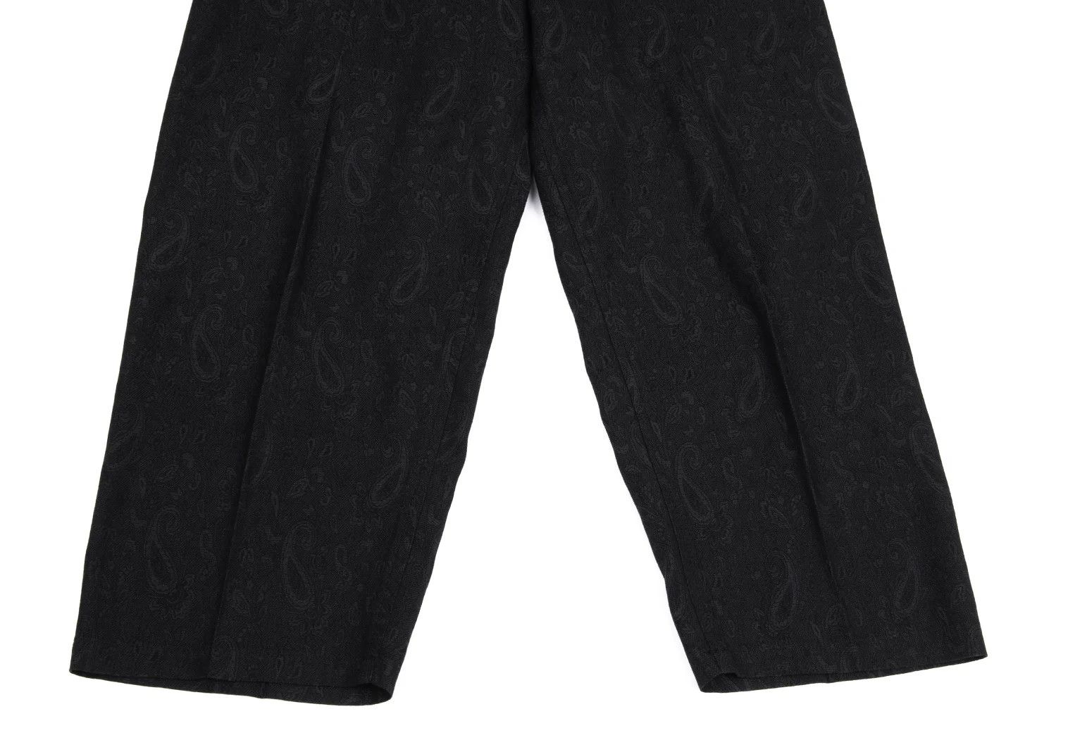 Yohji Yamamoto Yohji Yamamoto Black Cotton Wide Pants Size US 34 / EU 50 - 6 Thumbnail
