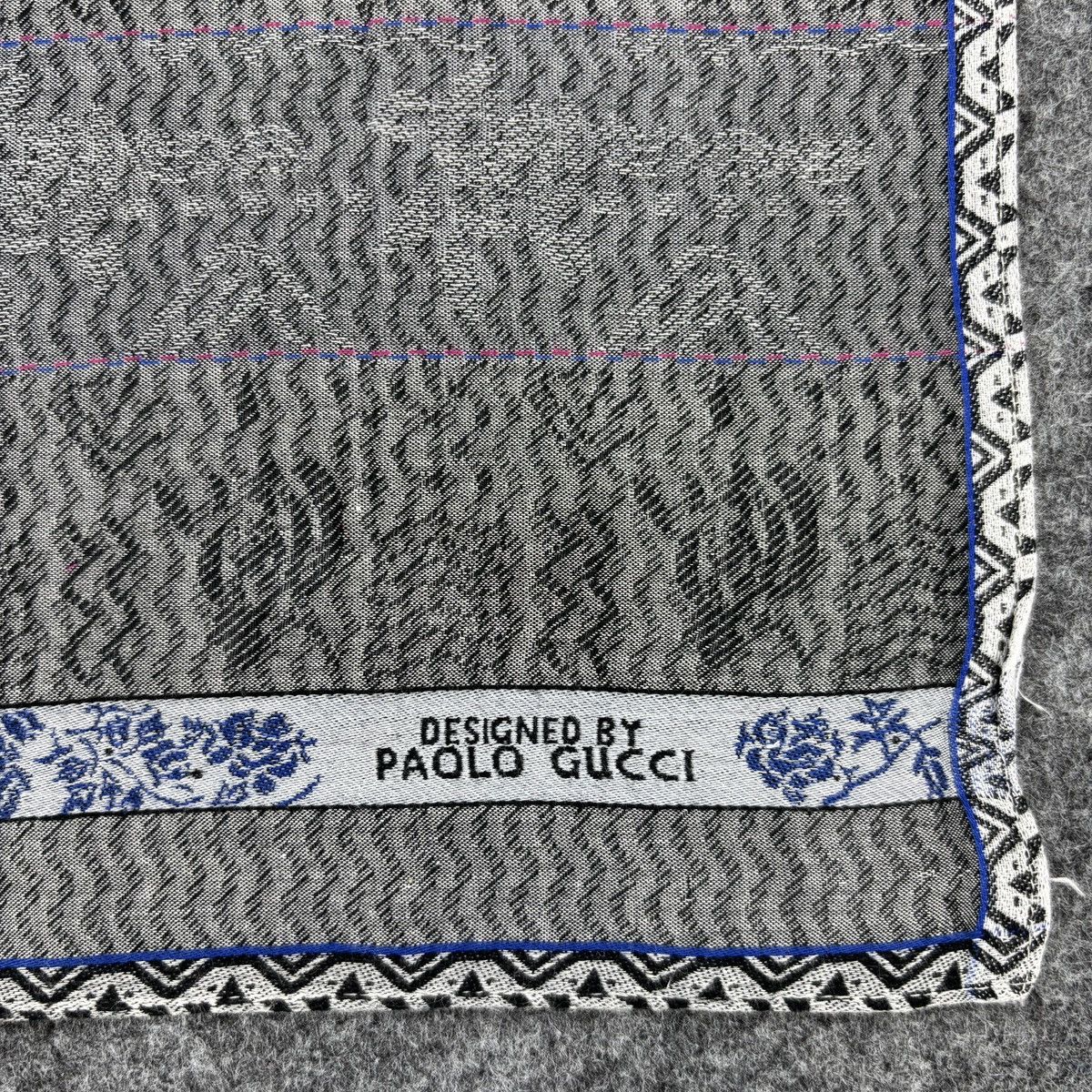Paolo Gucci × Vintage Handkerchief # E008 # Bandana # Neckerchief Size ONE SIZE - 3 Thumbnail