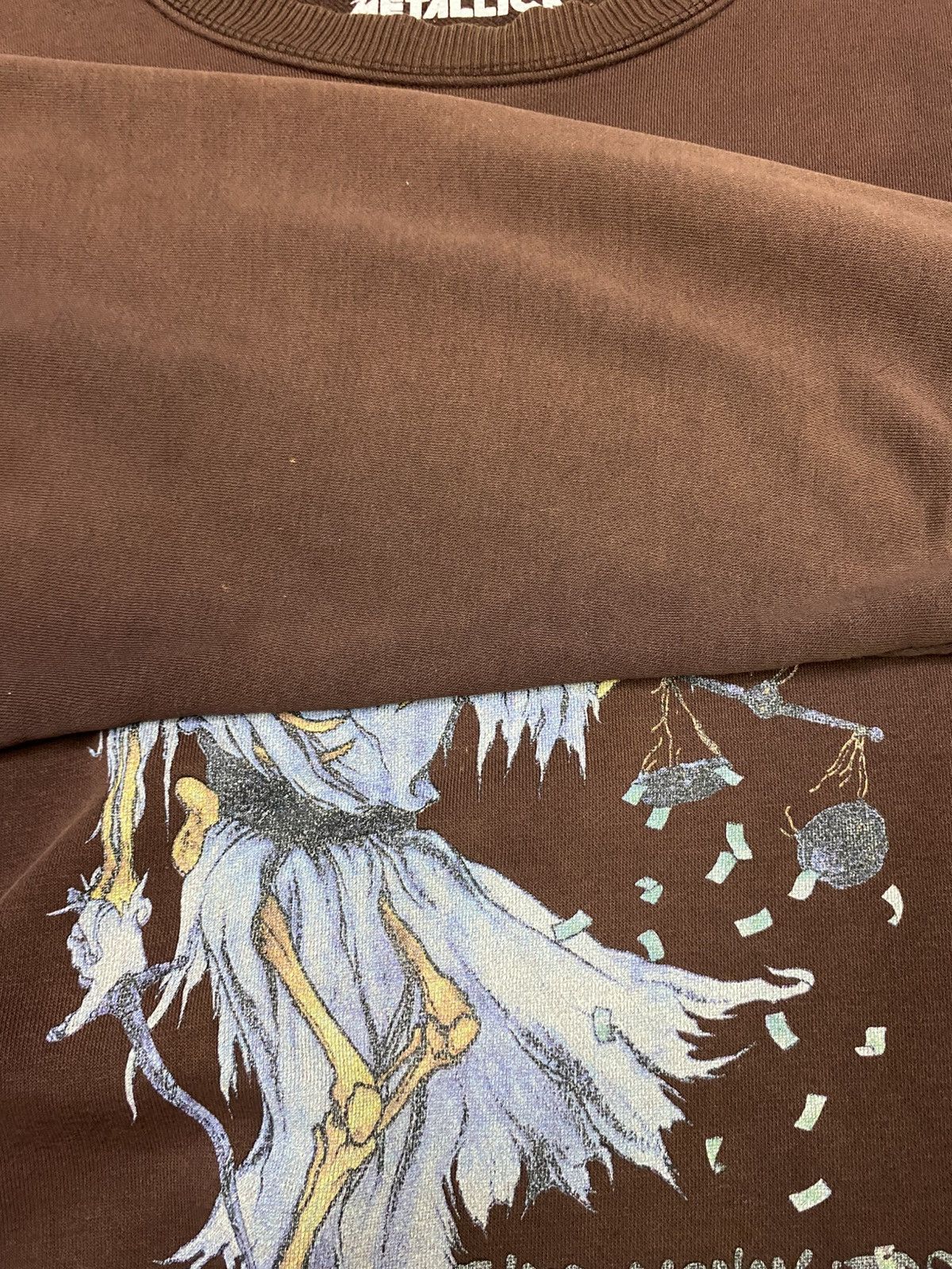 Japanese Brand Japanese GU X Metalicca Band Baggy Distressed Sweatshirt Size US M / EU 48-50 / 2 - 14 Thumbnail