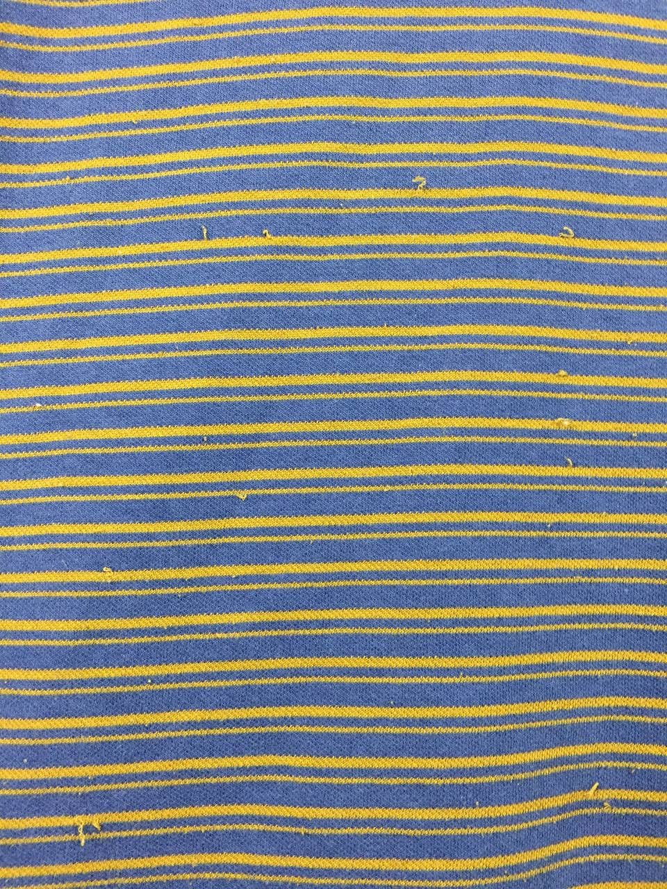 Trussardi Vtg 90s Trussardi Embroidered Logo Striped Henley Tee Size US XL / EU 56 / 4 - 8 Thumbnail