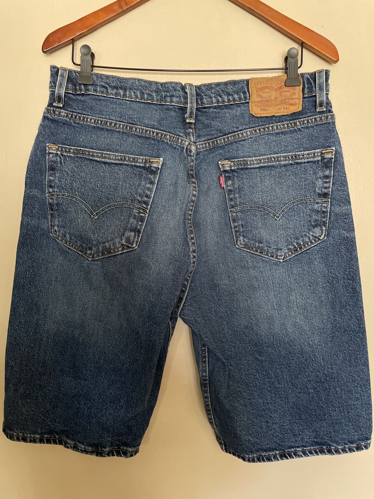 Levi's × Levi's Vintage Clothing Levis 569 Jean Shorts Mens 33 Denim Jorts Classic Fit cotton Size US 33 - 6 Thumbnail