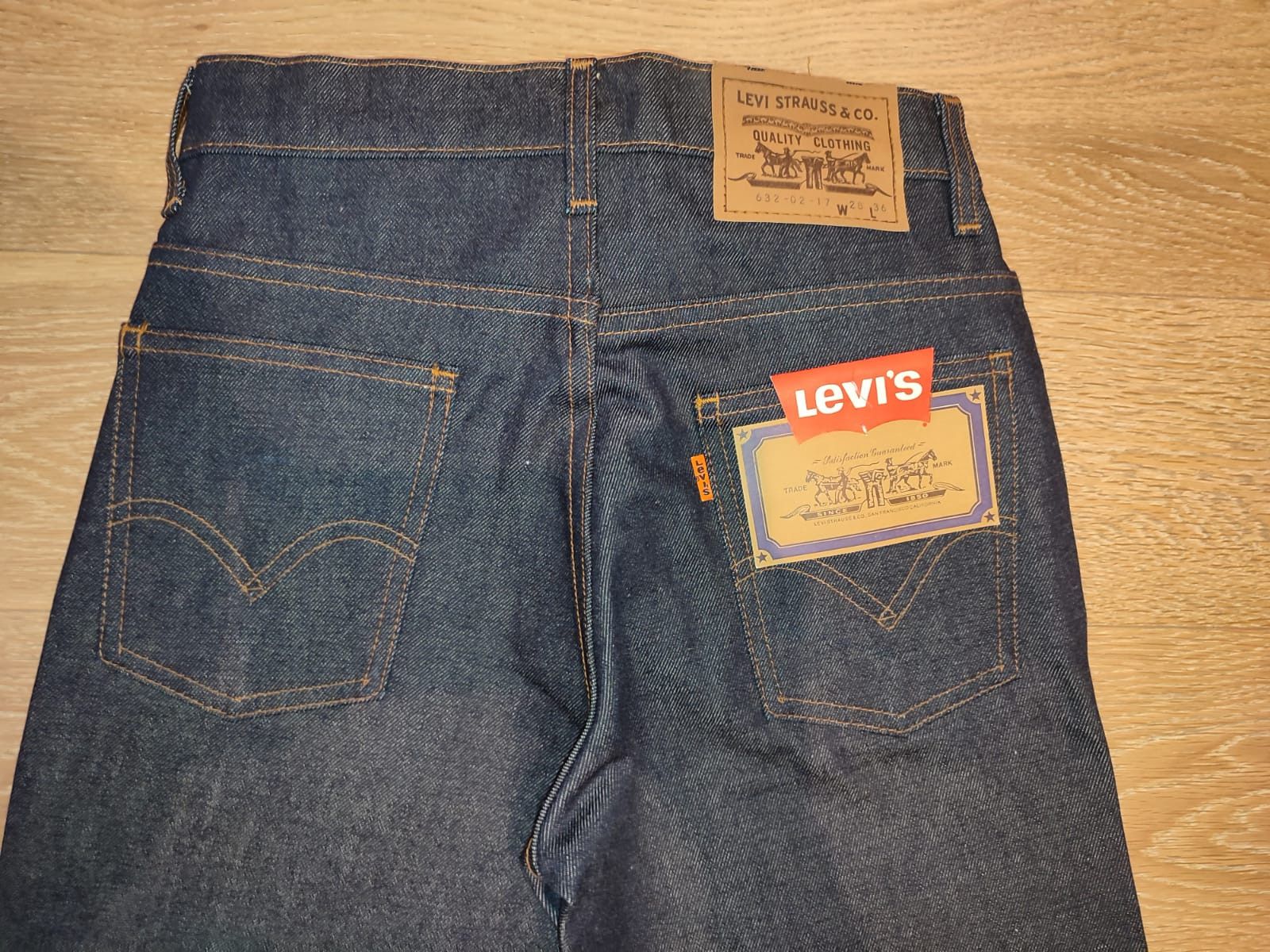 Levi's 🧵 Levi's Orange Tab 632-0217 W28 L36, Deadstock 01/1978🧵 Size 28" / US 6 / IT 42 - 3 Thumbnail
