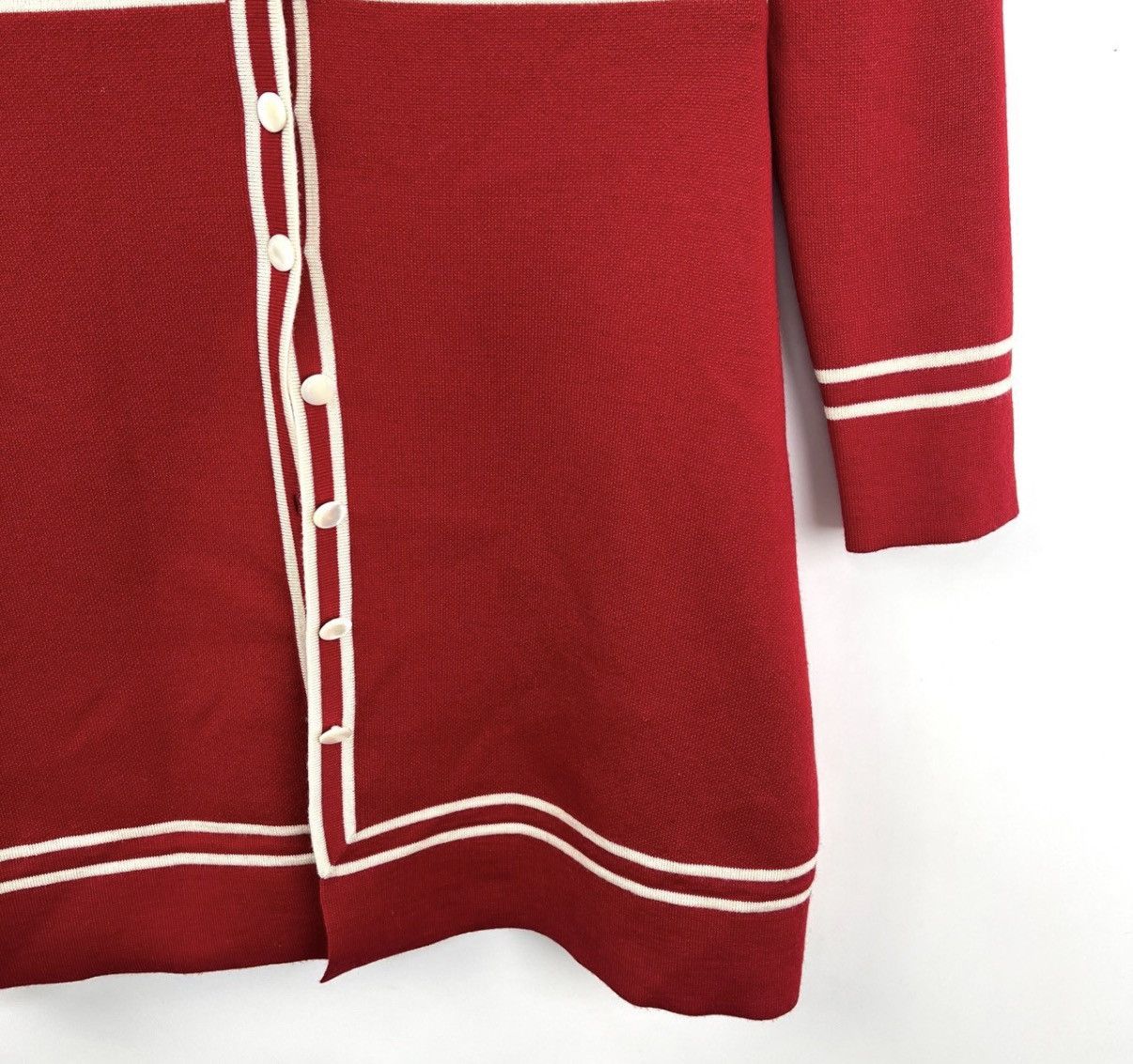 Gucci Gucci/Red Horsebit Chain Knit Dress K12 Size XS / US 0-2 / IT 36-38 - 6 Thumbnail