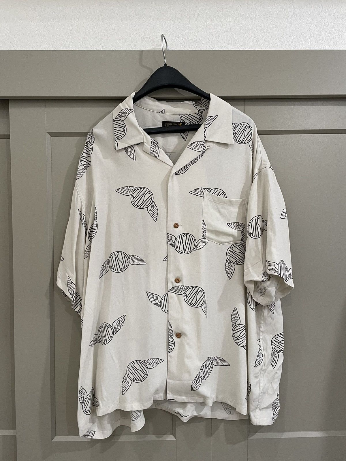 Image of Visvim Wallis Shirt Size 5 in Beige, Men's