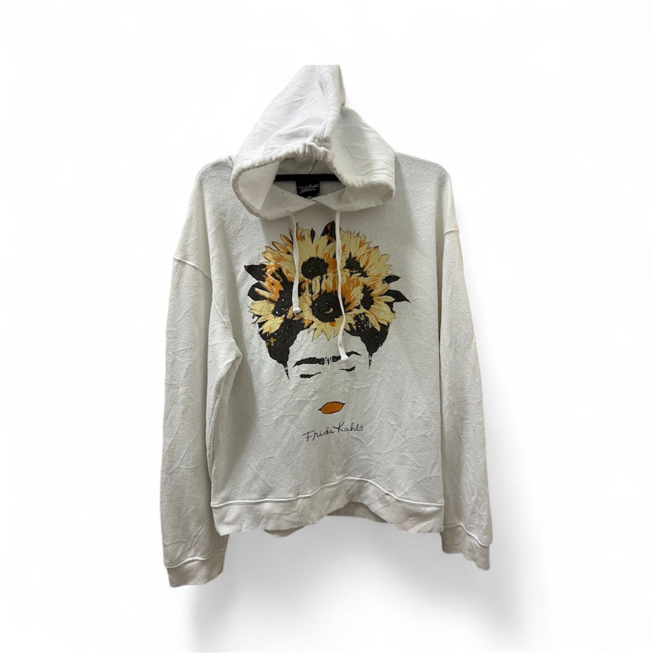 Arts & Science Frida Kahlo By Jerry White Sunflower Hoodie Sweatshirt Size US L / EU 52-54 / 3 - 1 Thumbnail