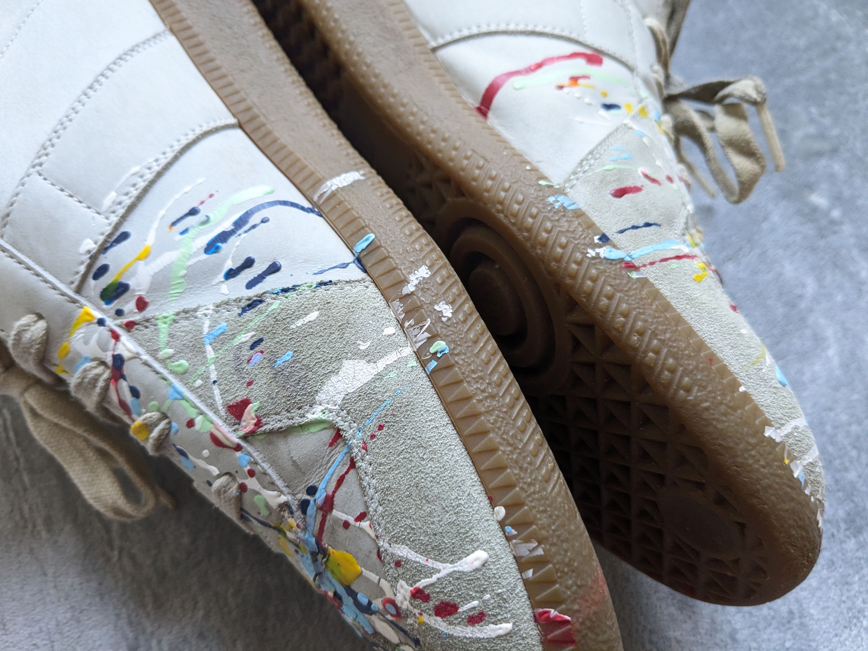 Maison Margiela Maison Margiela Replica GAT Paint Splatter 10 43 Gum Low Size US 10 / EU 43 - 18 Thumbnail