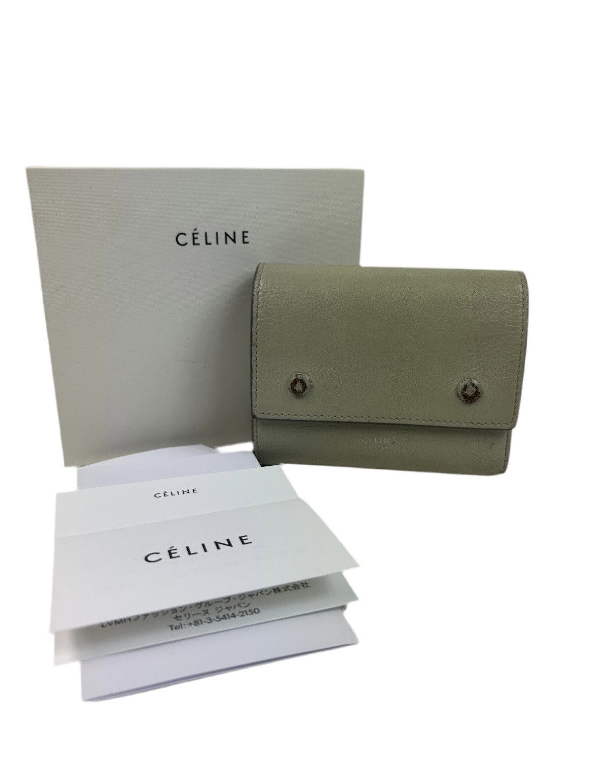 Celine Celine Leather Trifold Wallet Size ONE SIZE - 1 Thumbnail