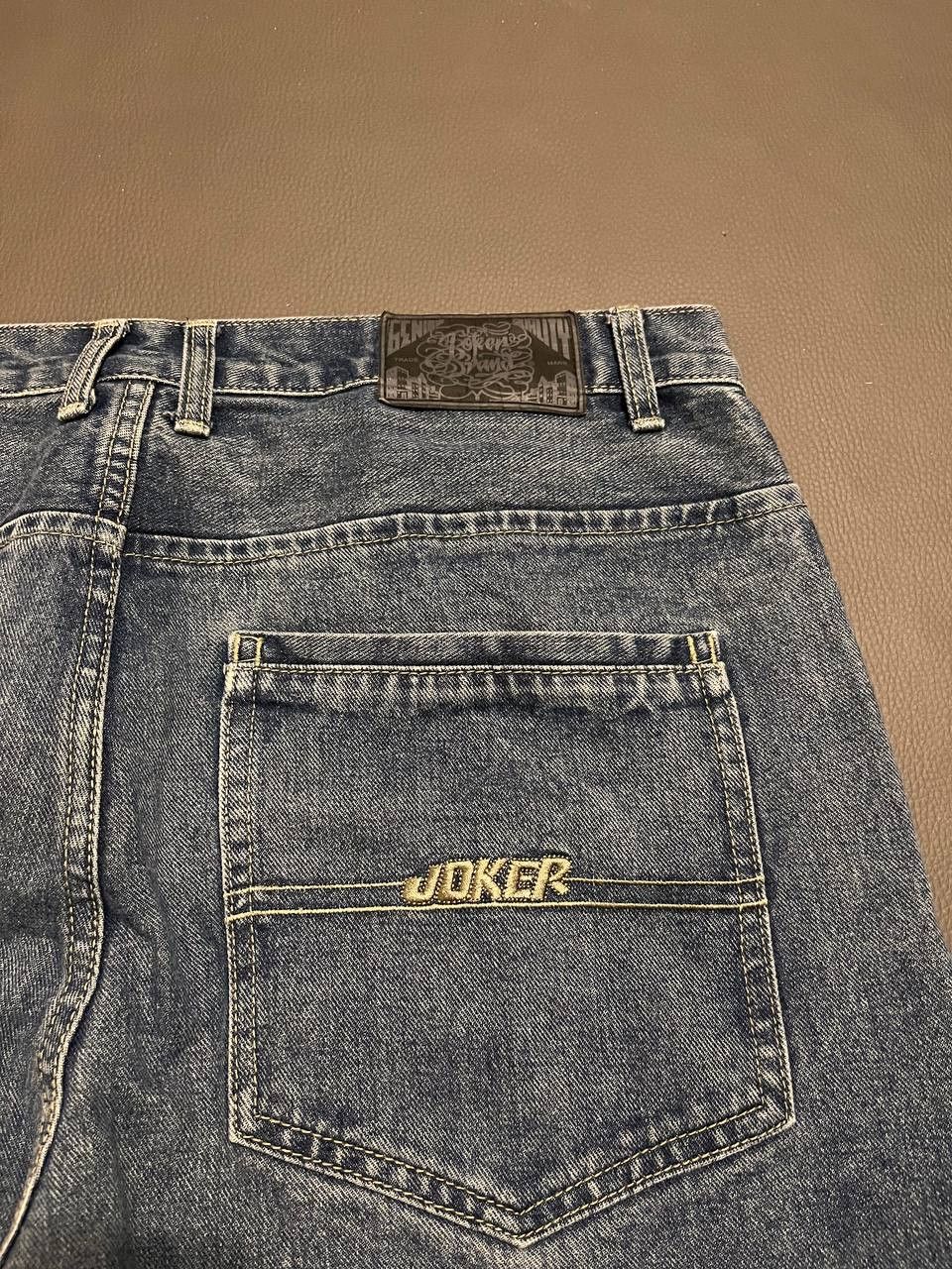 Japanese Brand Joker Brand Oriol Basic Baggy Jeans bleached Size US 36 / EU 52 - 3 Thumbnail