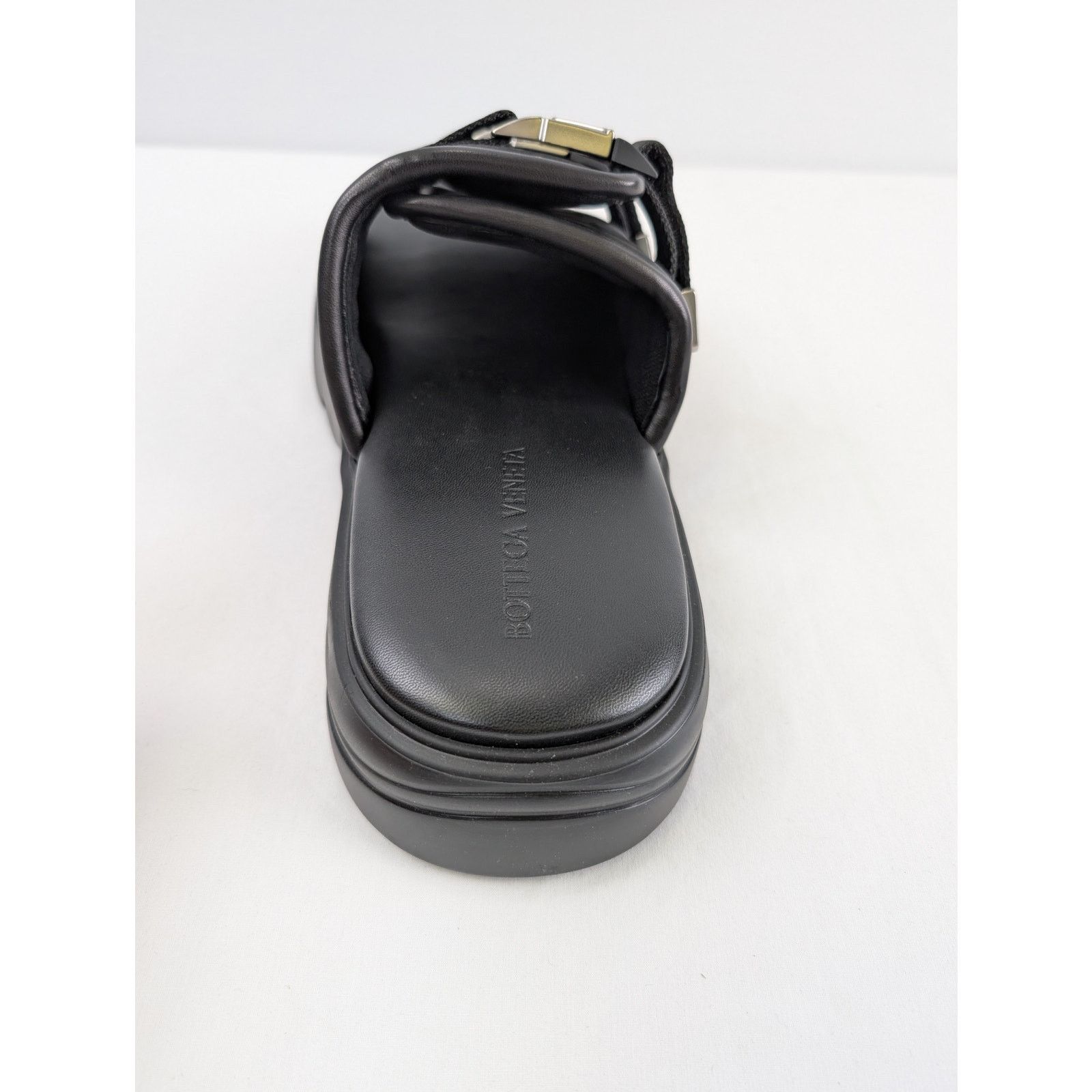 Bottega Veneta o1rshd1 Bomber Flash Sandal Slipper in Black Size US 11 / EU 44 - 17 Thumbnail