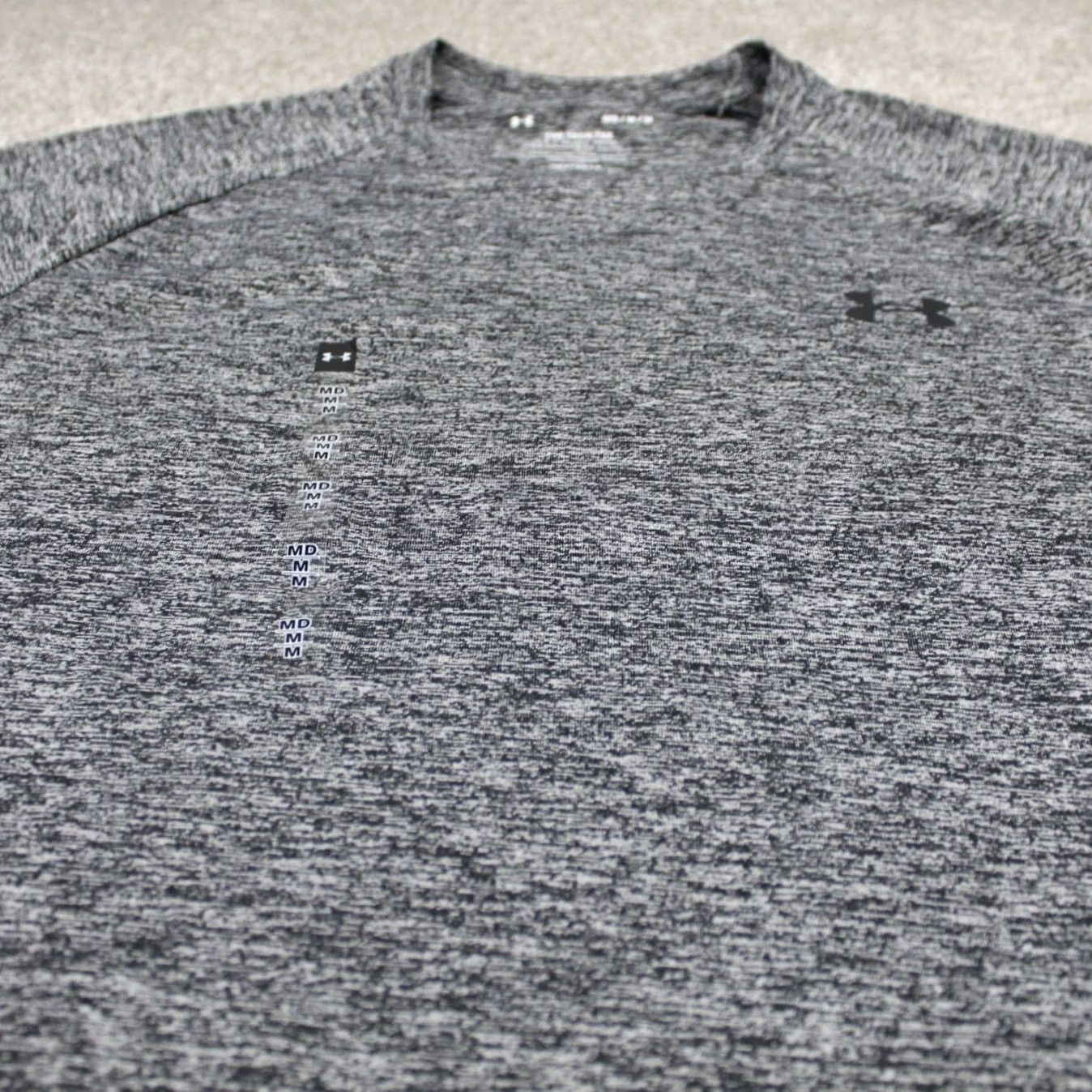 Under Armour Under Armour Tech Tee 2.0 Shirt Mens Medium Gray UA HeatGear Loose Fit S/S T-Shirt NWT Size US M / EU 48-50 / 2 - 4 Thumbnail