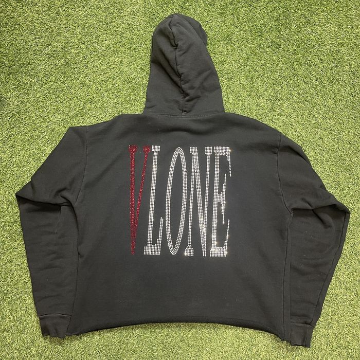 Vlone 2024 rhinestone hoodie