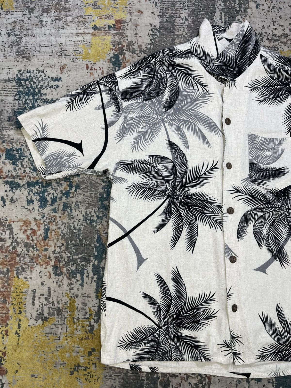 Sun Surf Local Motion Rayon Linen Fiber Aloha Hawaiian Shirt Size US M / EU 48-50 / 2 - 4 Thumbnail
