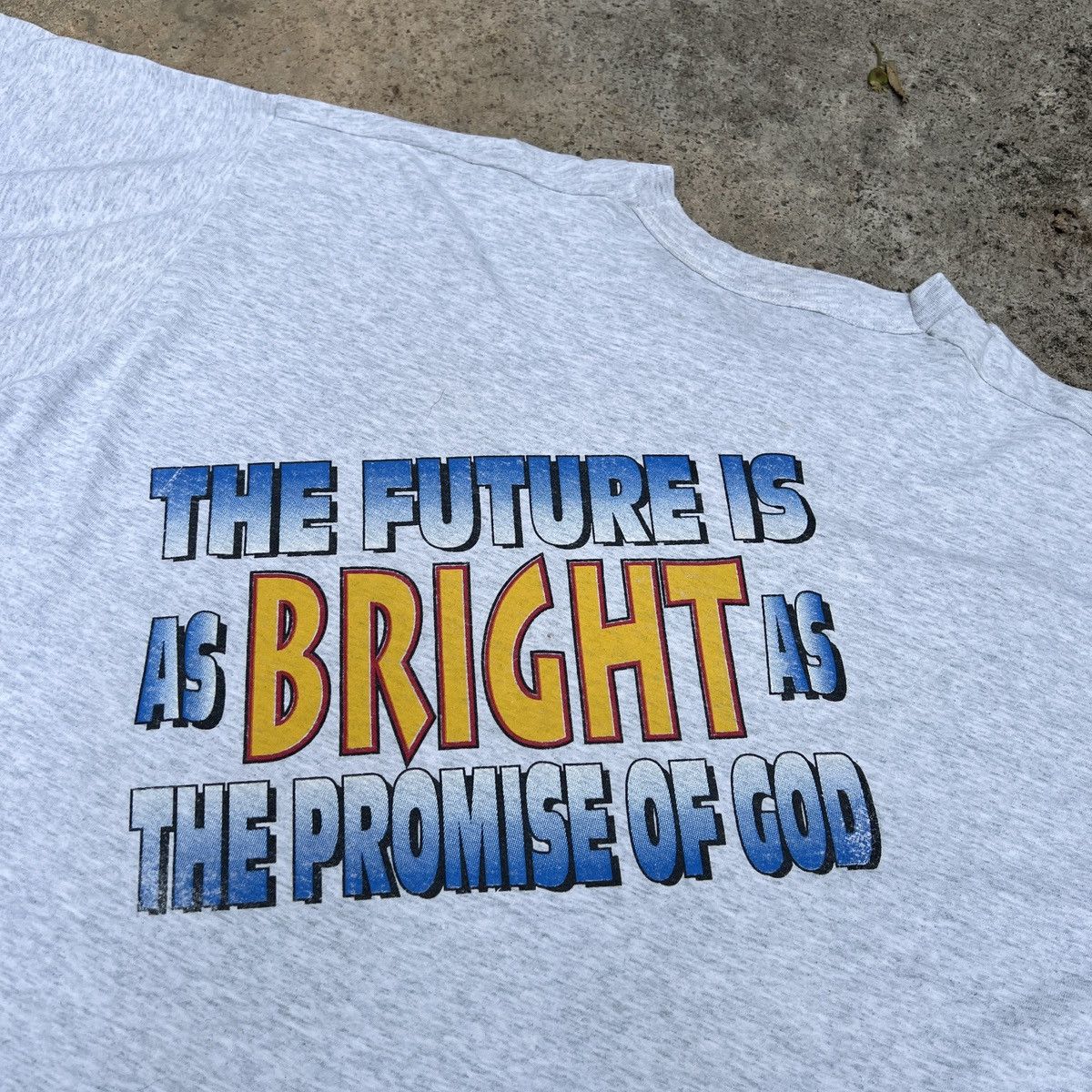 Vintage Vintage 90s Lord’s Gym God Jesus Bible Holy Tee 2XL Size US XXL / EU 58 / 5 - 13 Thumbnail