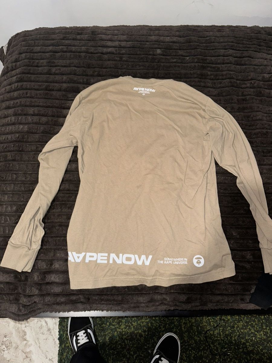 Aape × Bape Aape by A Bathing Ape Long Sleeve Tee Size US M / EU 48-50 / 2 - 2 Thumbnail