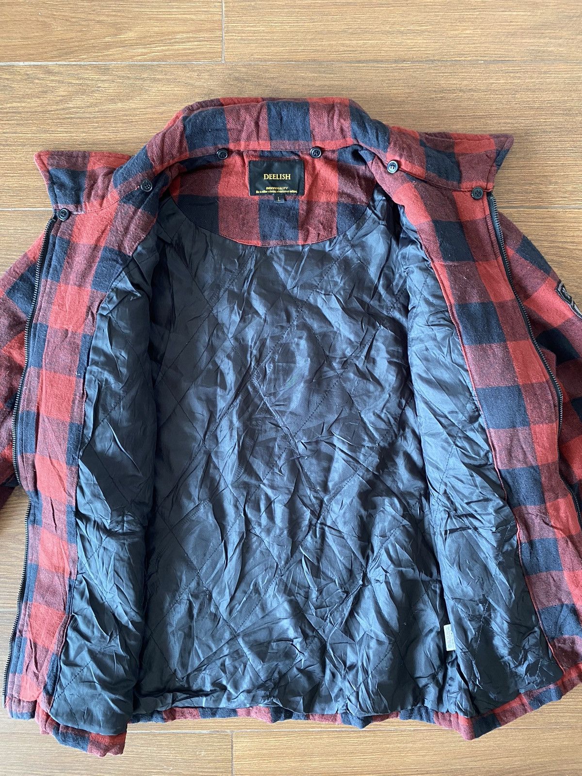 If Six Was Nine × Japanese Brand × Le Grande Bleu (L.G.B.) DEELISH Plaid Tartan Jacket LGB Punk Bondage Size US L / EU 52-54 / 3 - 13 Thumbnail
