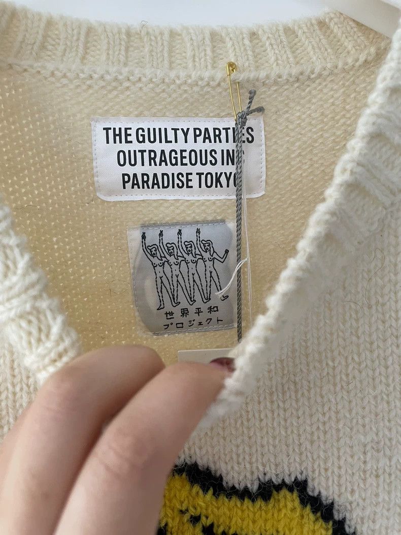 Wacko Maria Wacko Maria 23aw World Peace Sweater Nude Figure Knitwear Size US L / EU 52-54 / 3 - 3 Thumbnail