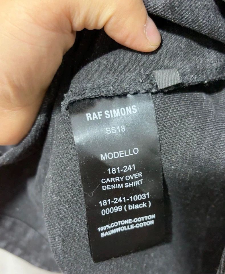 Raf Simons Raf simons size 180 S18 Blade Runner Denim Shirt Size US M / EU 48-50 / 2 - 6 Thumbnail