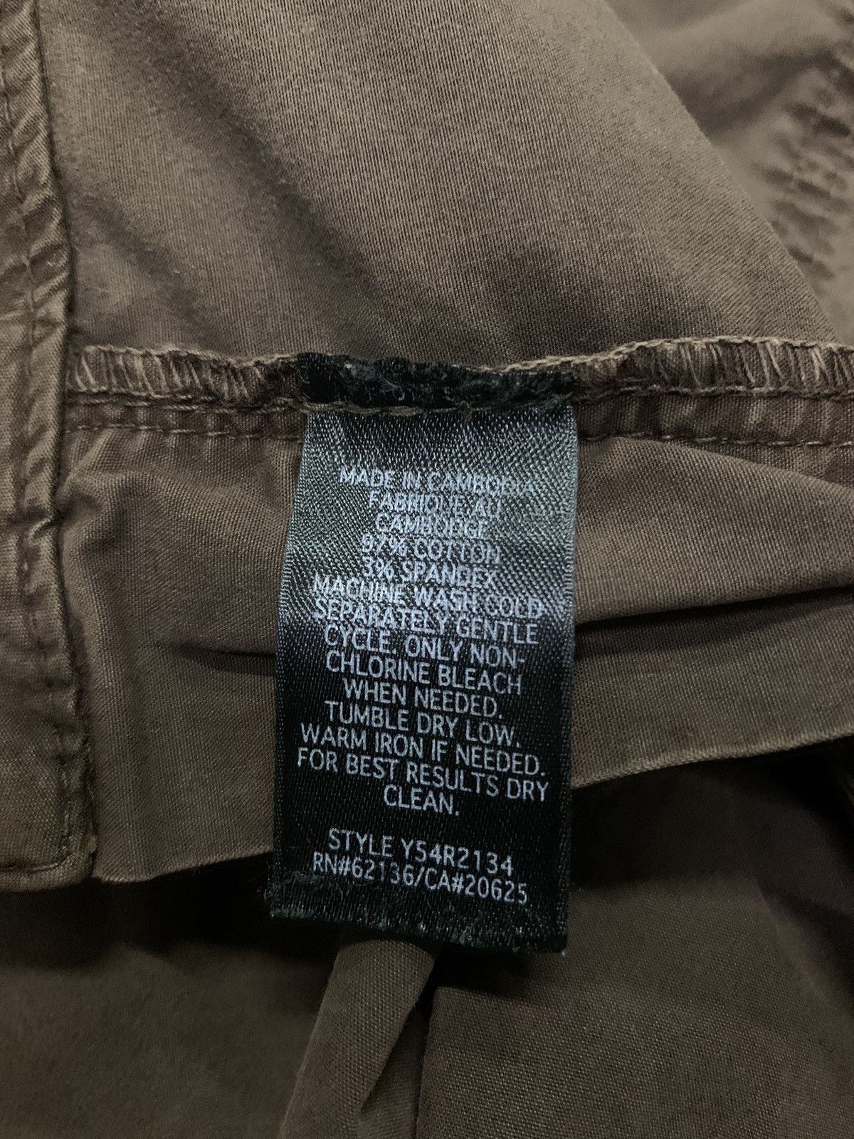 Guess × Vintage Vintage Guess Flared Brown Cargo Pants Size US 33 - 17 Thumbnail