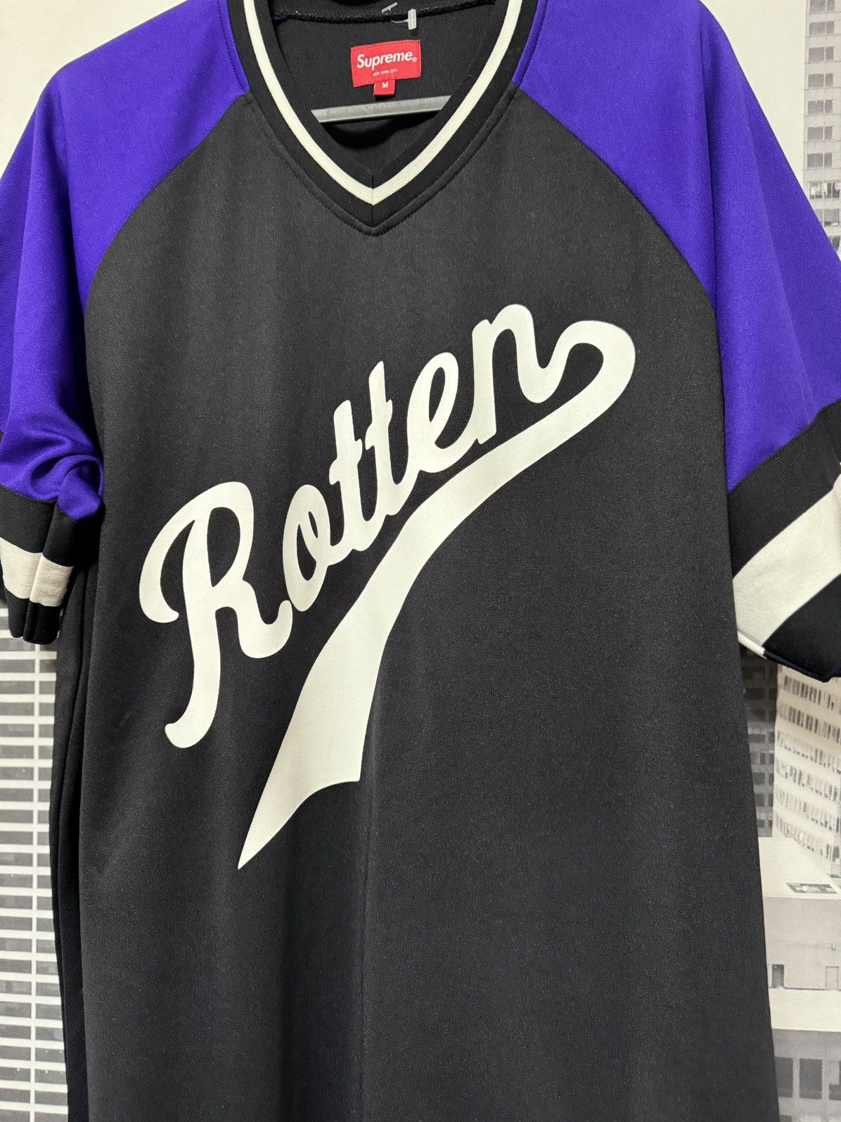 Supreme 💥 Supreme Rotten Baseball Top Black FW19 SZ Medium Size US M / EU 48-50 / 2 - 2 Thumbnail