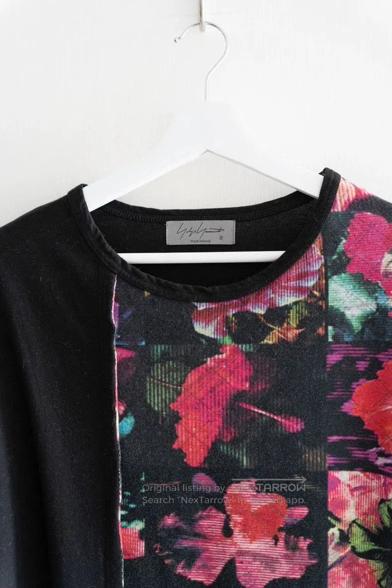 Yohji Yamamoto Yohji Yamamoto 22ss Floral Long Sleeve T-shirt Size US M / EU 48-50 / 2 - 3 Thumbnail