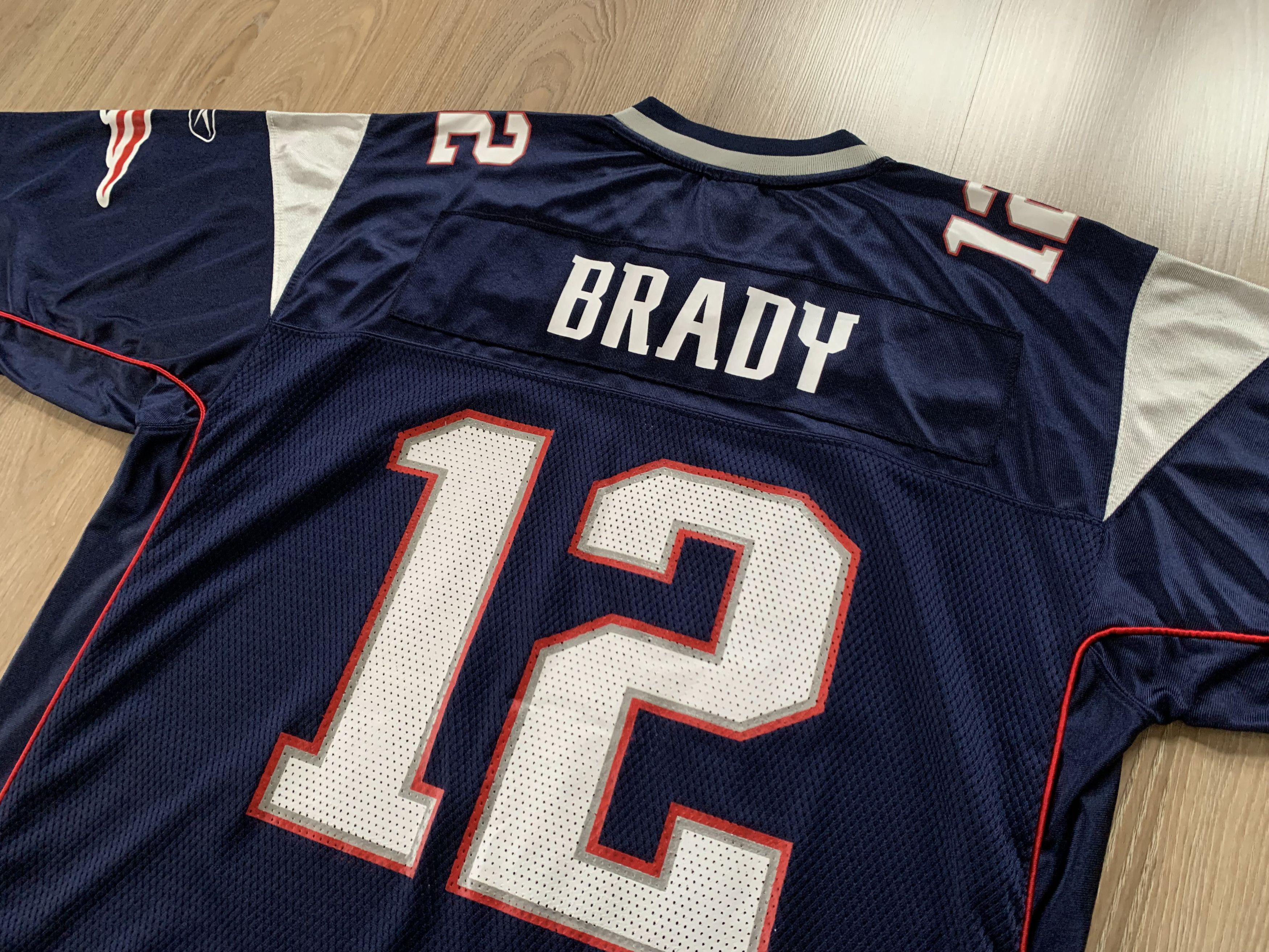 NFL × Reebok × Vintage Reebok NFL New England Patriots Tom Brady #12 Jersey Size US XL / EU 56 / 4 - 5 Thumbnail