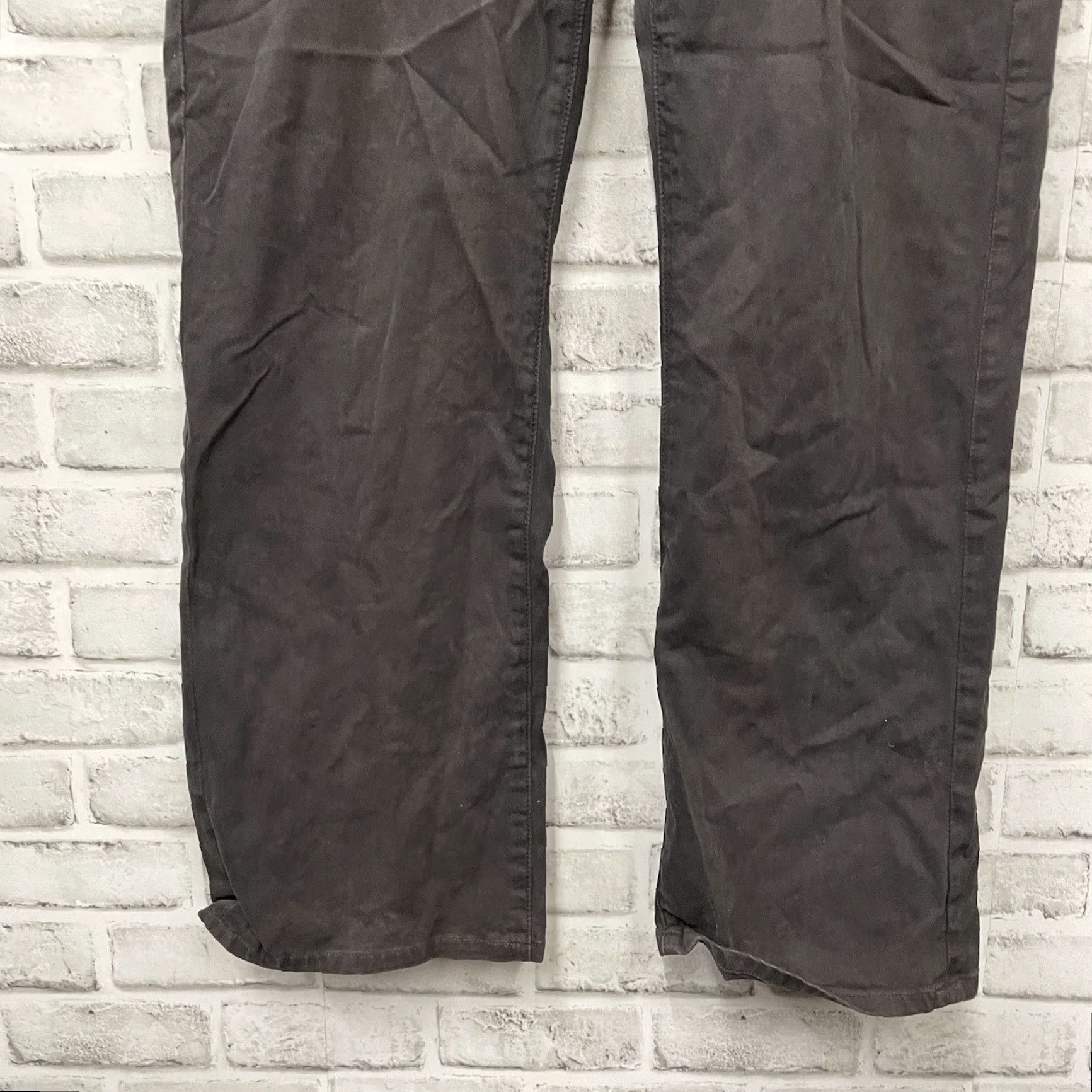 Vintage AG Adriano Goldschmied The Protege Straight Leg Pants Mens 34x31 Gray Dress Pants Size US 34 / EU 50 - 3 Thumbnail