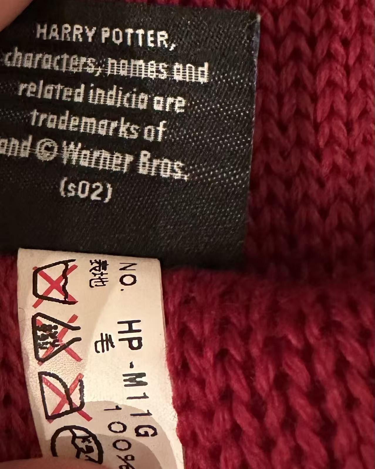 Other Vintage Harry Potter Gryffindor Wool Scarf Size ONE SIZE - 4 Thumbnail