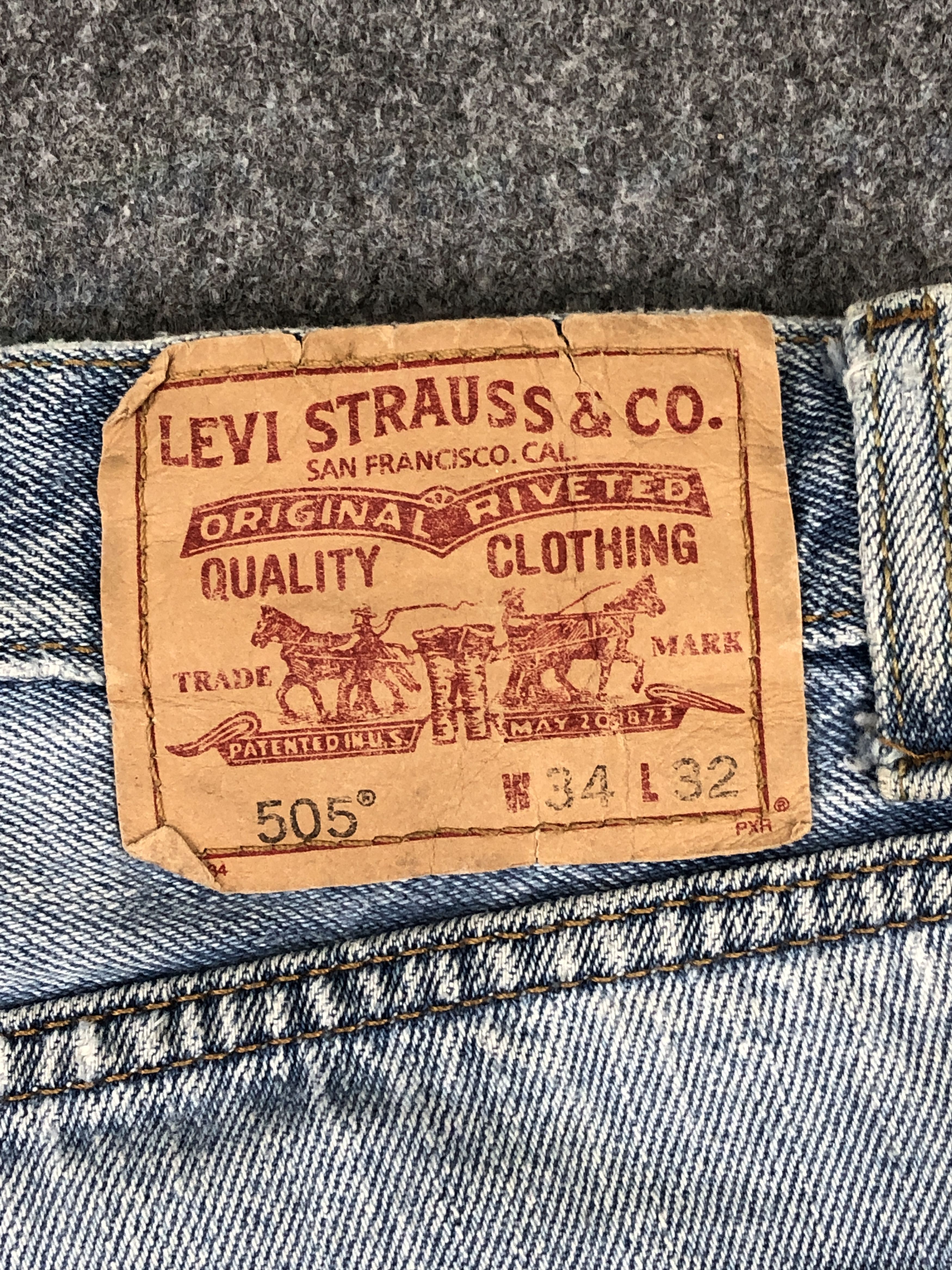 Levi's × Vintage Vintage Levis 505 Light Washed Jeans Size US 31 - 5 Thumbnail