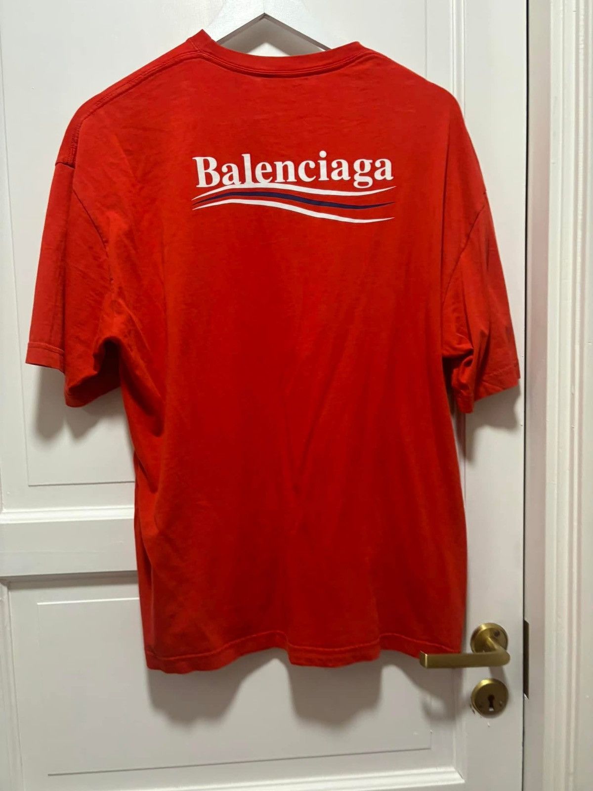 Balenciaga Logo tee Size US M / EU 48-50 / 2 - 1 Thumbnail