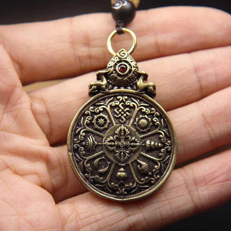 Other Buddhist Tantra Eight Diagram Keyring Car Keychain Charms Size ONE SIZE - 4 Thumbnail
