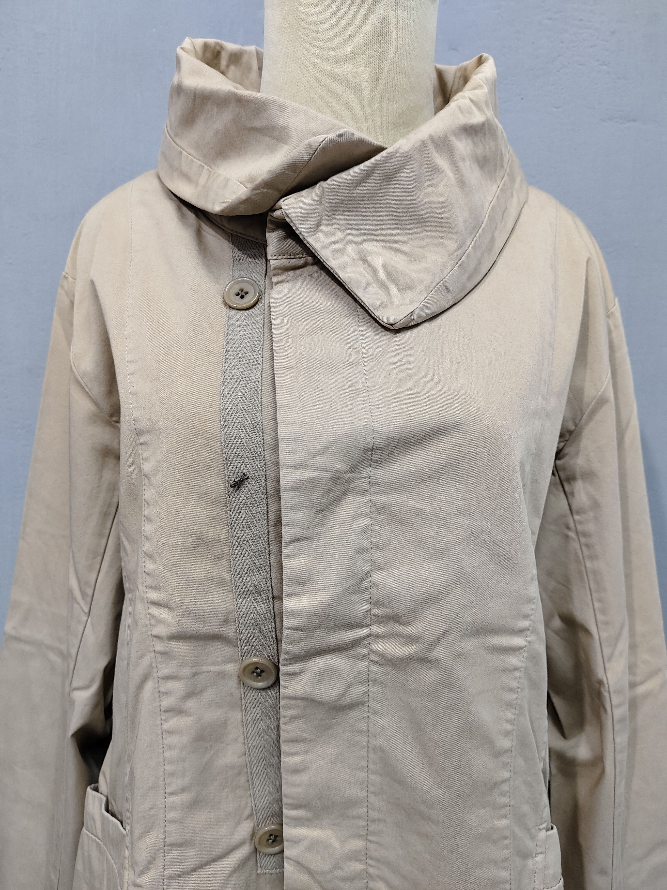 Issey Miyake Plantation 🇯🇵 by Issey Miyake co Asymmetric Utility Jacket Size M / US 6-8 / IT 42-44 - 2 Thumbnail