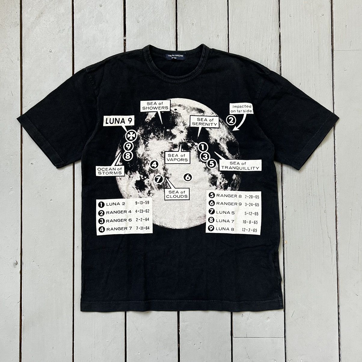 Comme des Garcons Homme Plus Moon Tee Size US M / EU 48-50 / 2 - 1 Thumbnail