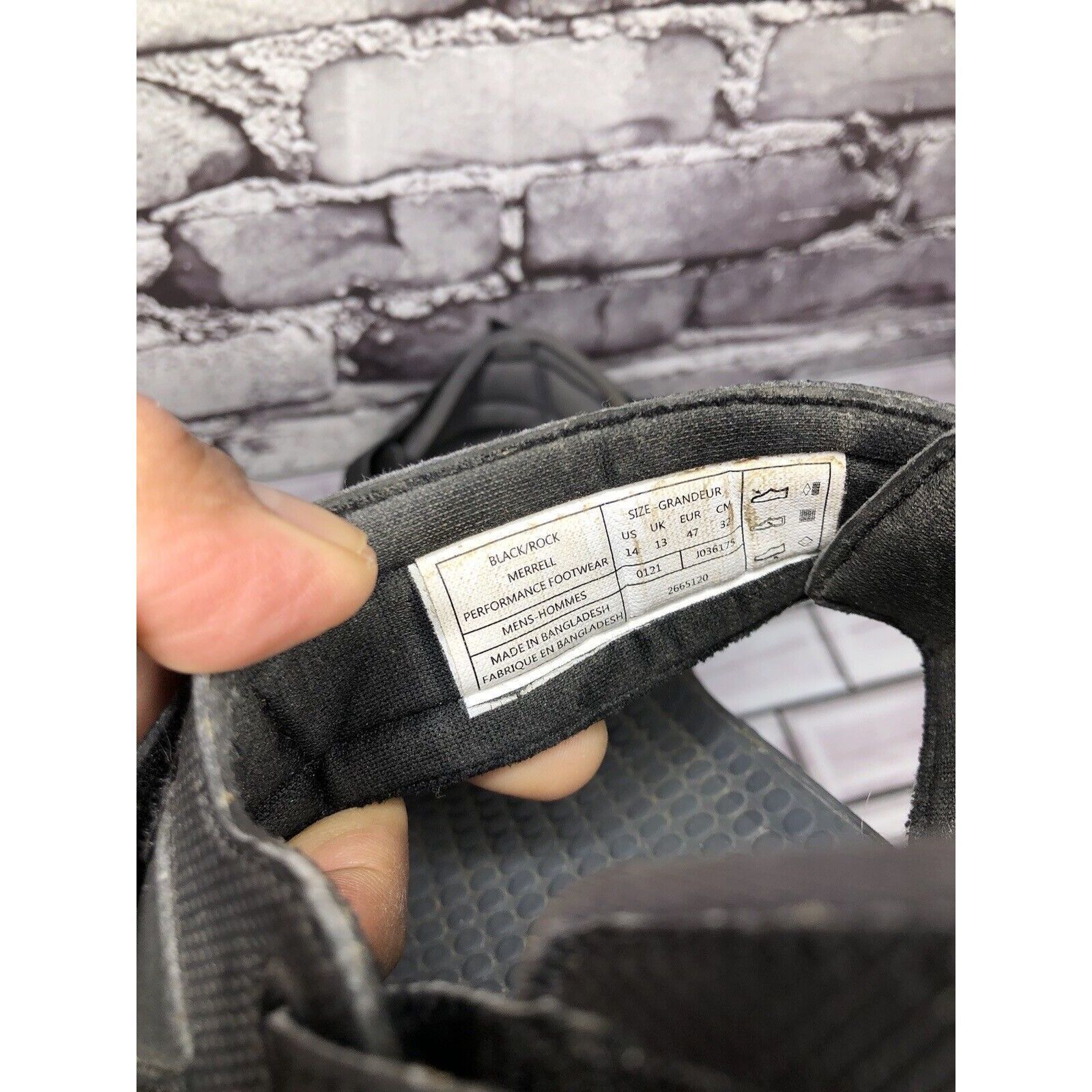 Merrell Merrell Black Synthetic Hiking AnkleStrap Performance Sandal Size US 14 / EU 47 - 10 Thumbnail