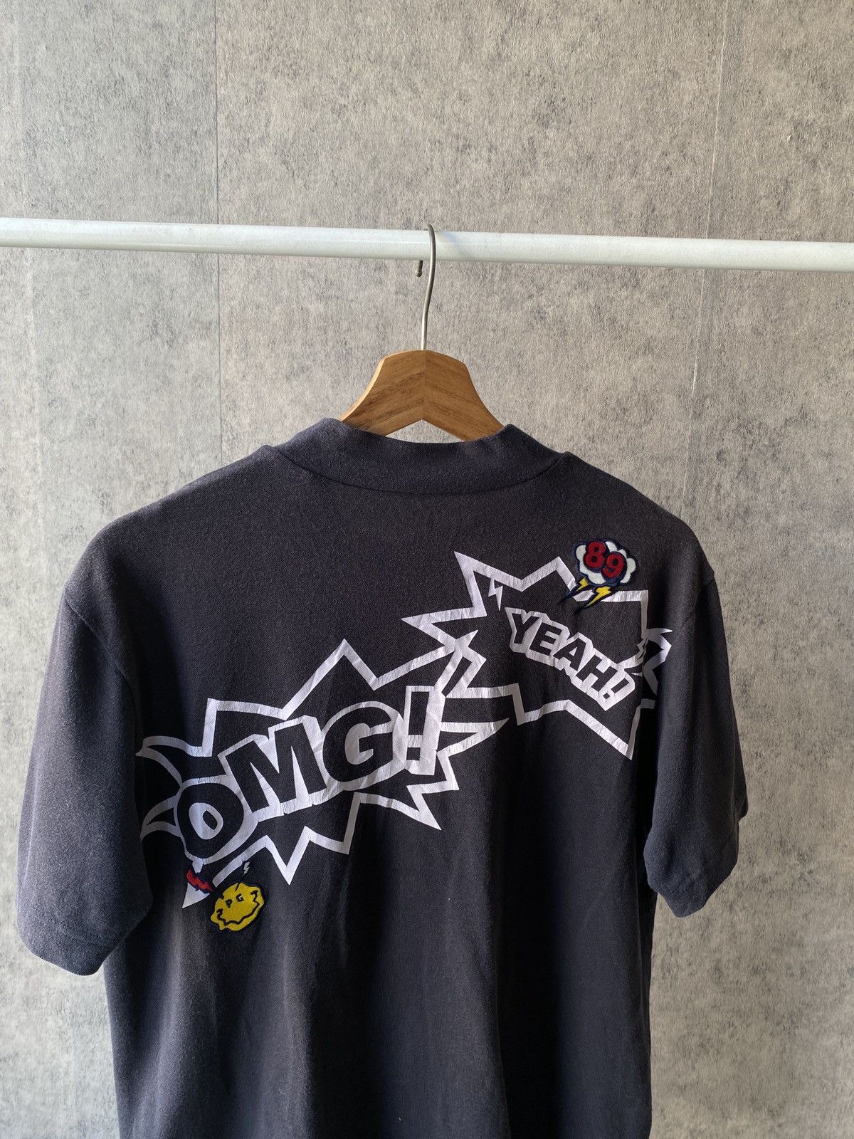 Japanese Brand Vintage 80s Pearly Gates Faded Black T Shirt Size US M / EU 48-50 / 2 - 5 Thumbnail