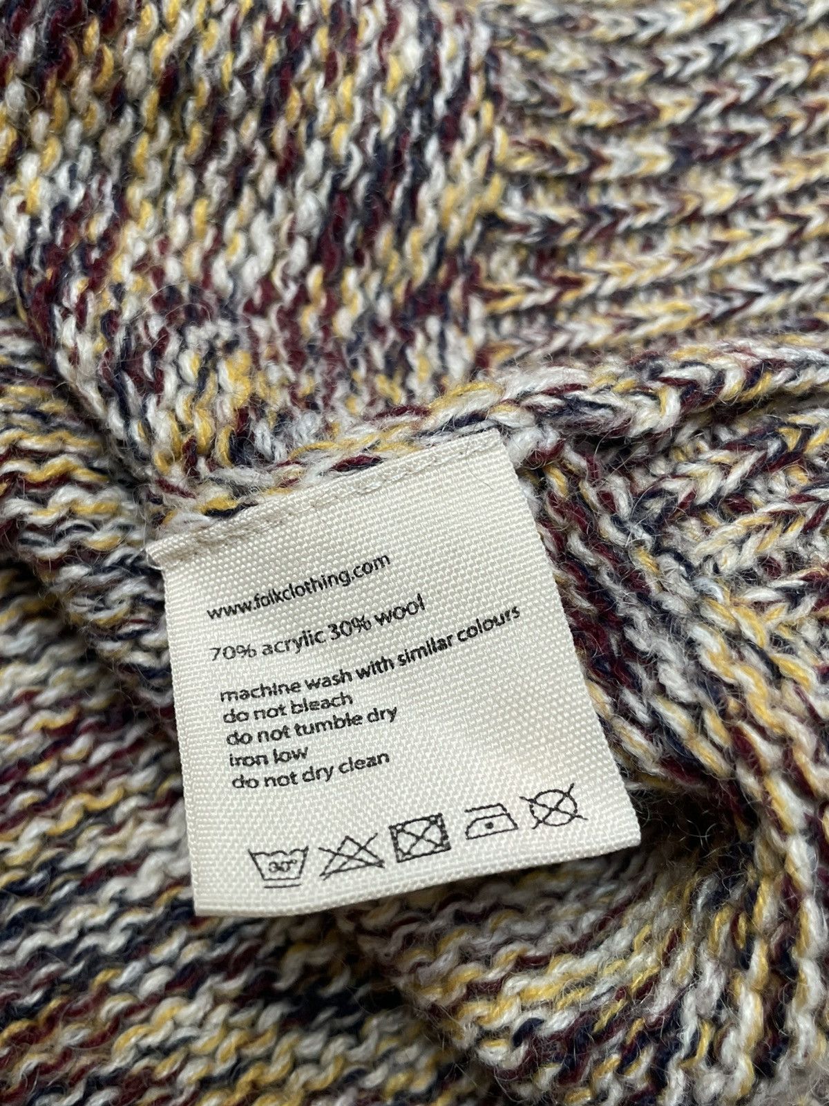 Folk Folk heavy designer knitwear rare archive fashion rare Size US L / EU 52-54 / 3 - 4 Thumbnail