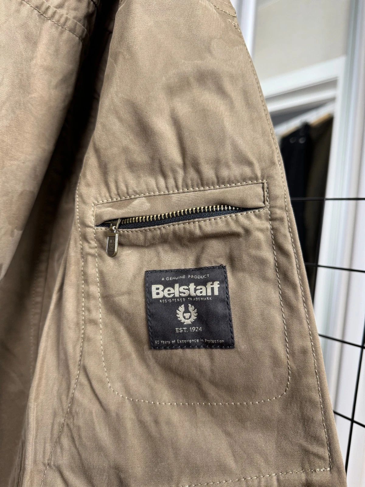 Belstaff Belstaff New Maple khaki green luxury jacket moto jacket Size US M / EU 48-50 / 2 - 19 Thumbnail