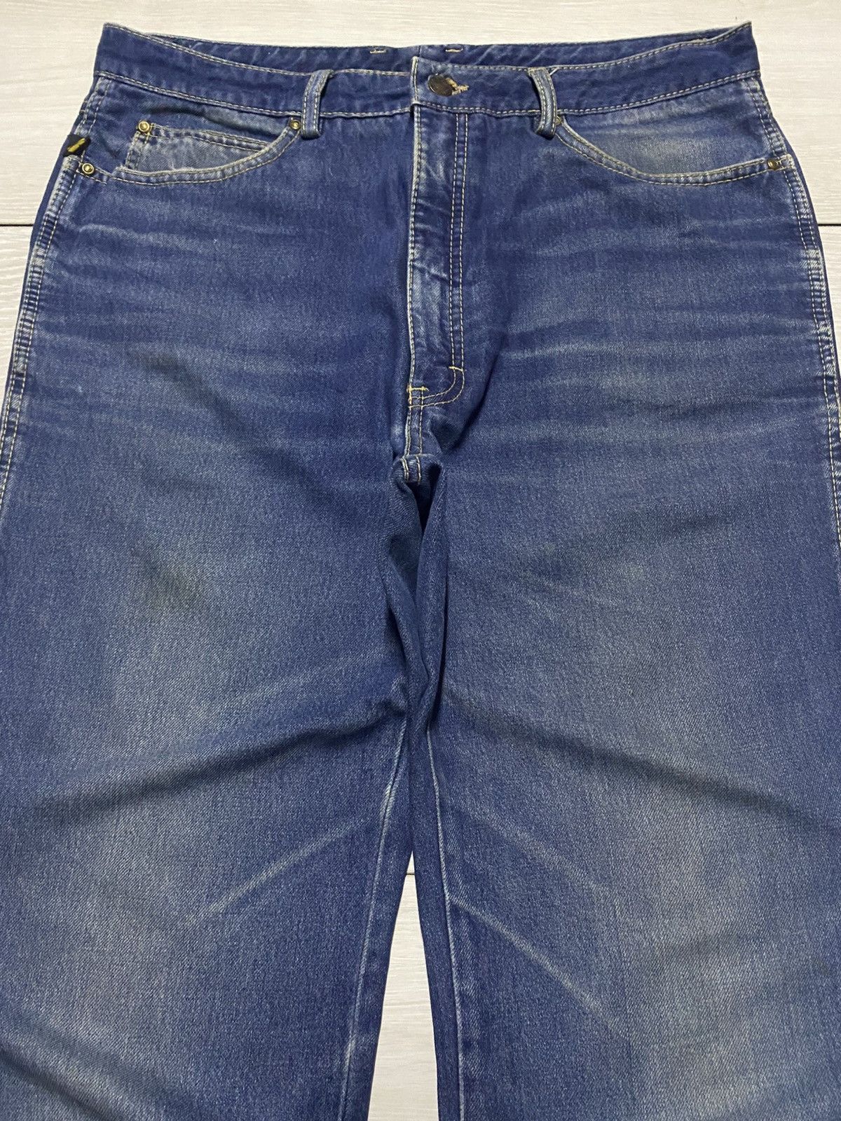 Japanese Brand Vintage American/Japanese Sasson Blue Wash Baggy Jeans Size US 34 / EU 50 - 3 Thumbnail