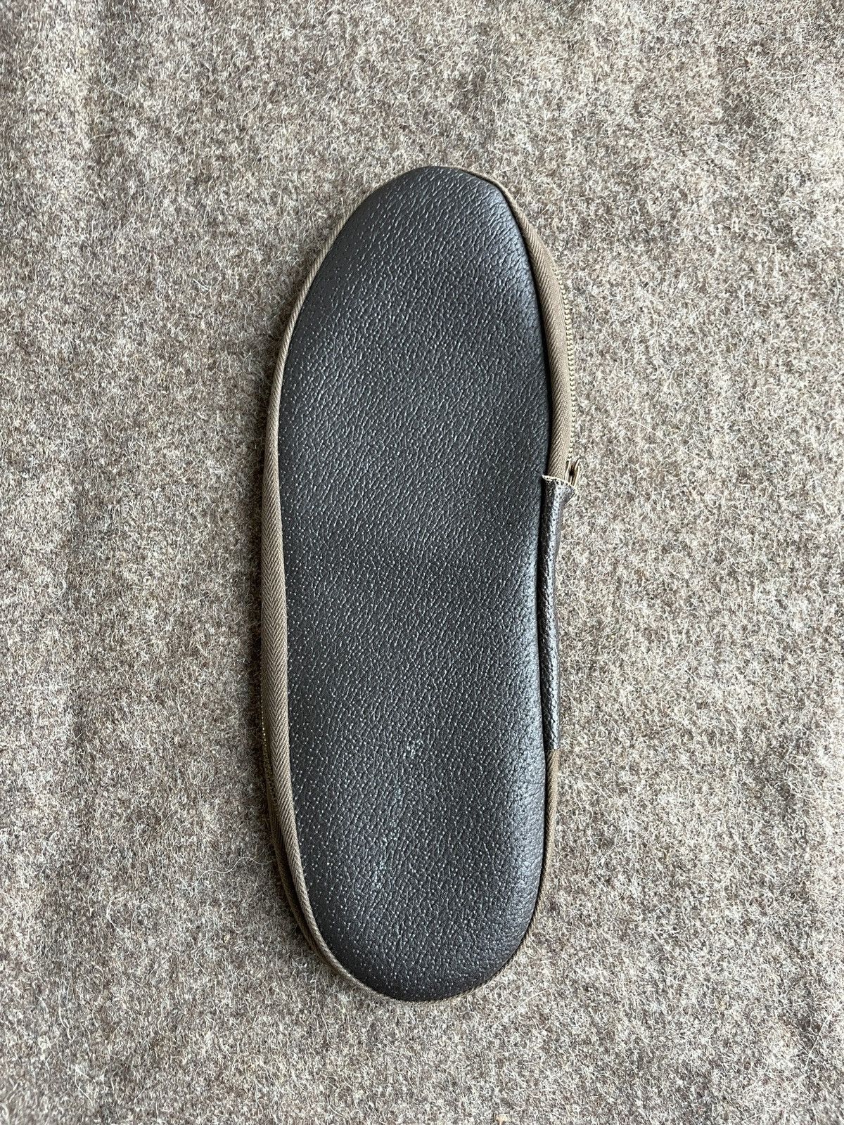 Genuine Leather Vintage Slipper Case With Lamprom Zipper Size ONE SIZE - 1 Thumbnail