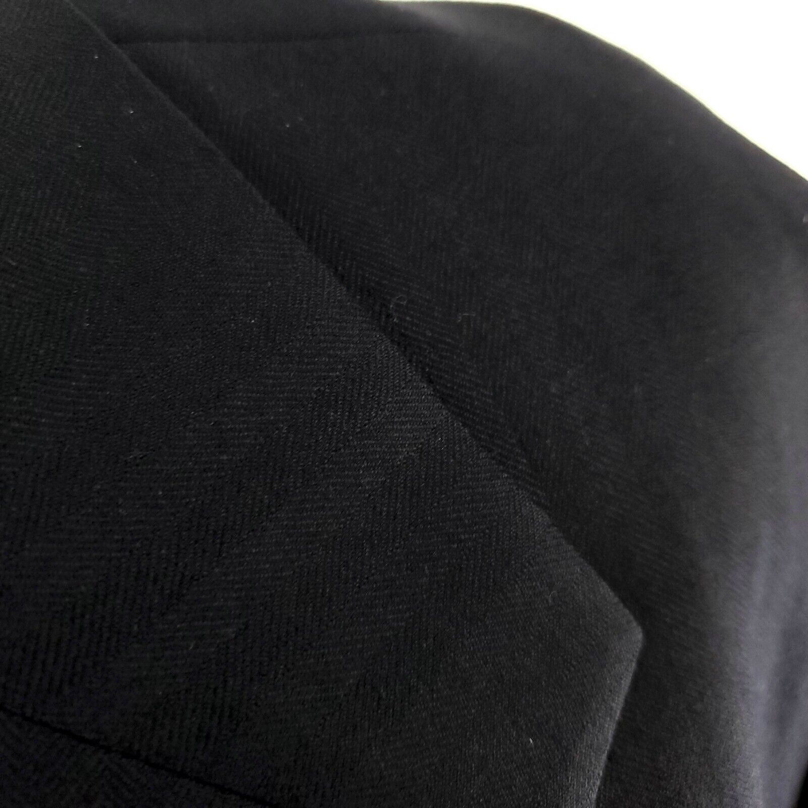Hickey Freeman Hickey Freeman Bespoke Wool 2 Button Blazer 46R Blue Herring Size 46R - 2 Thumbnail