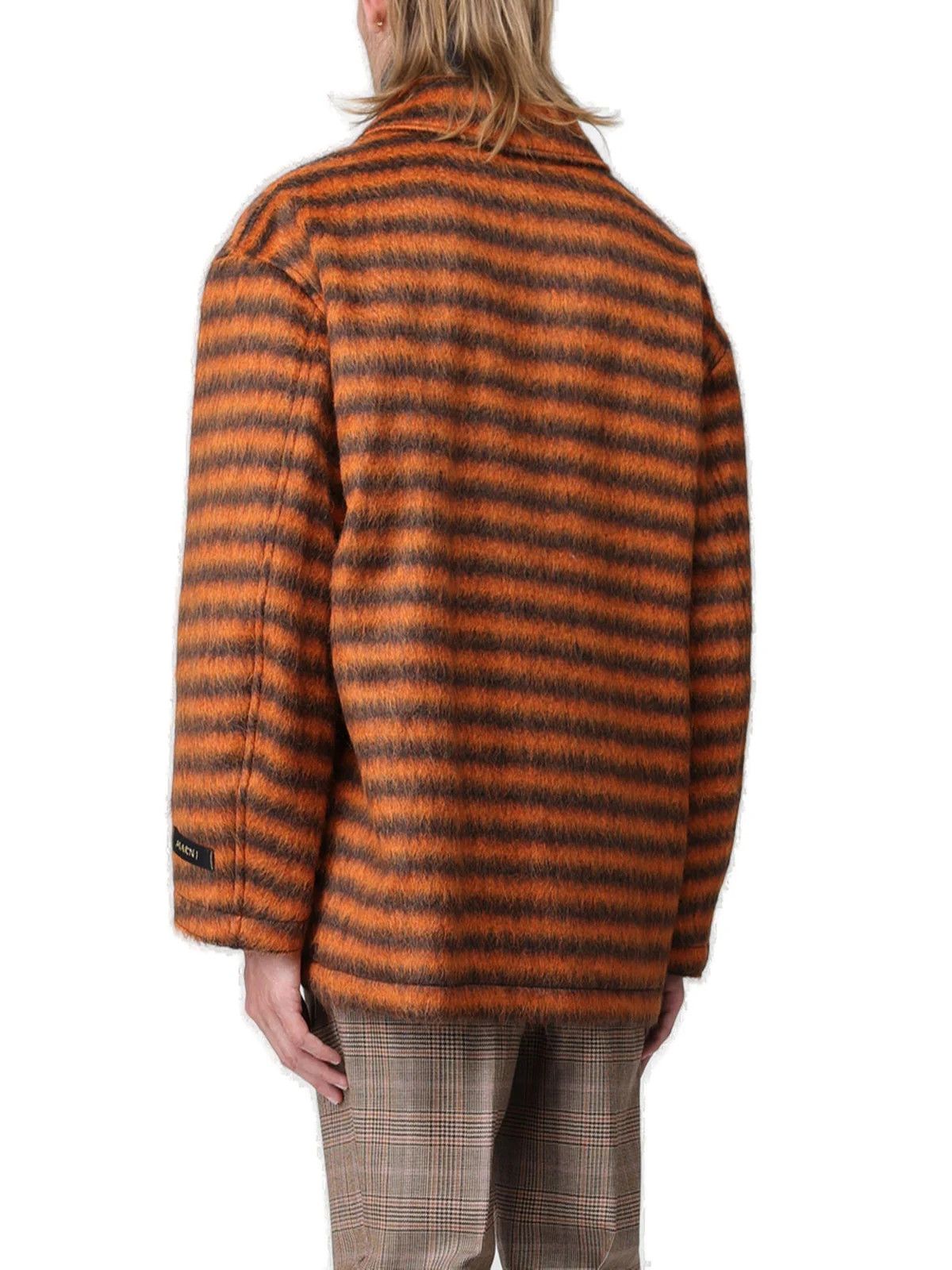 Marni o1y0225 Coat in Orange/Black Size US M / EU 48-50 / 2 - 2 Thumbnail