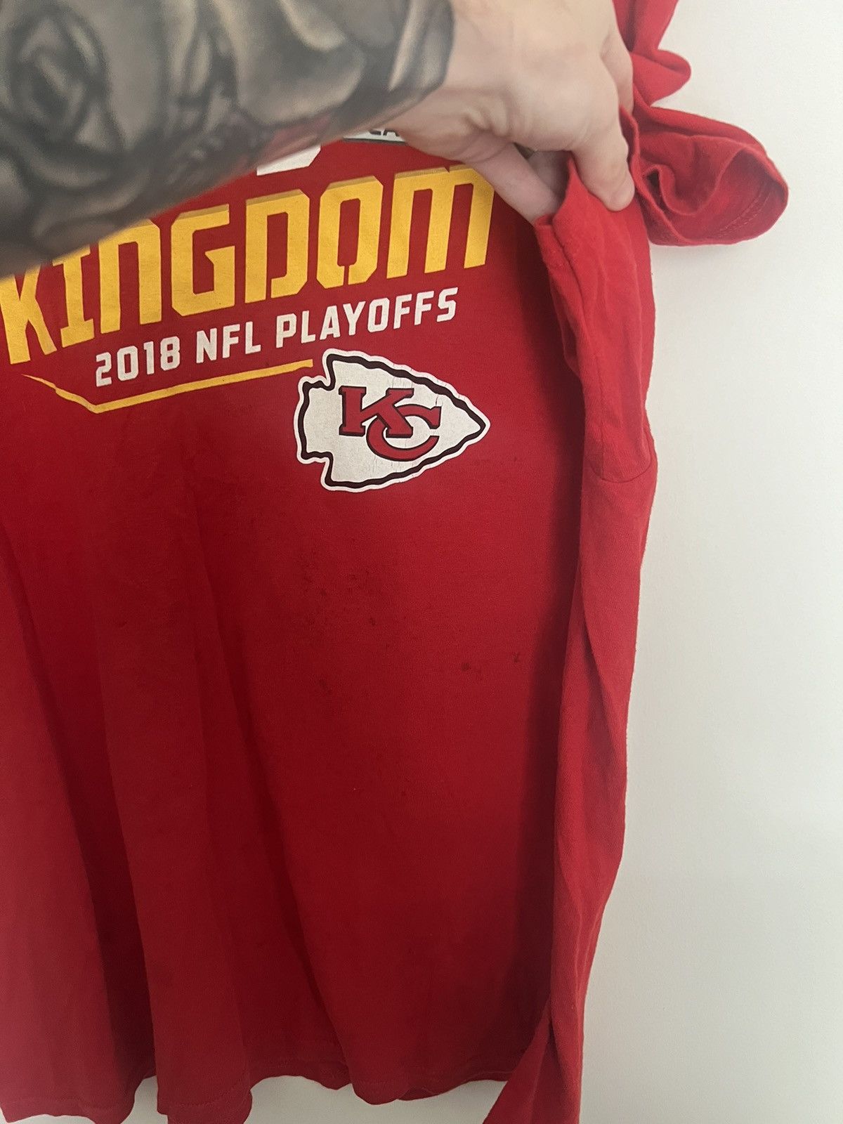 NFL Vintage Kansas City Chiefs Playoffs Shirt Size US XL / EU 56 / 4 - 6 Thumbnail