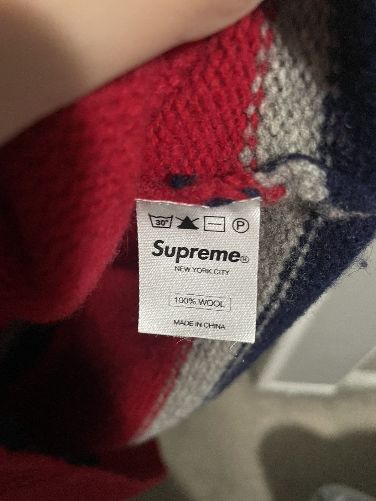 Supreme SUPREME knitted sweater Size US L / EU 52-54 / 3 - 5 Thumbnail