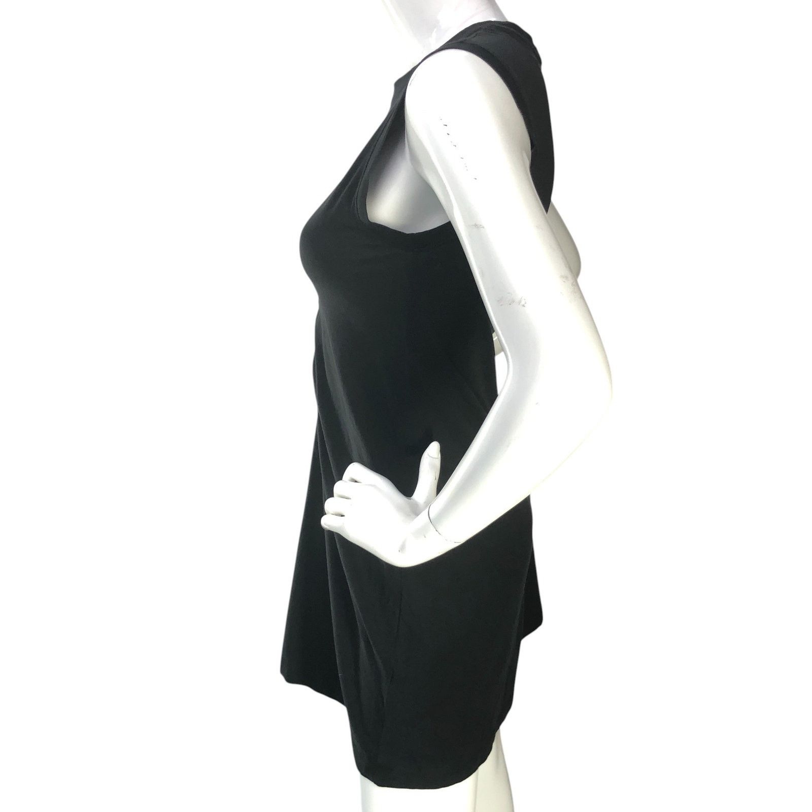 ATM Anthony Thomas Melillo ATM Anthony Thomas Melillo Sz XS Dress Gathered Front Black Size XS / US 0-2 / IT 36-38 - 5 Thumbnail