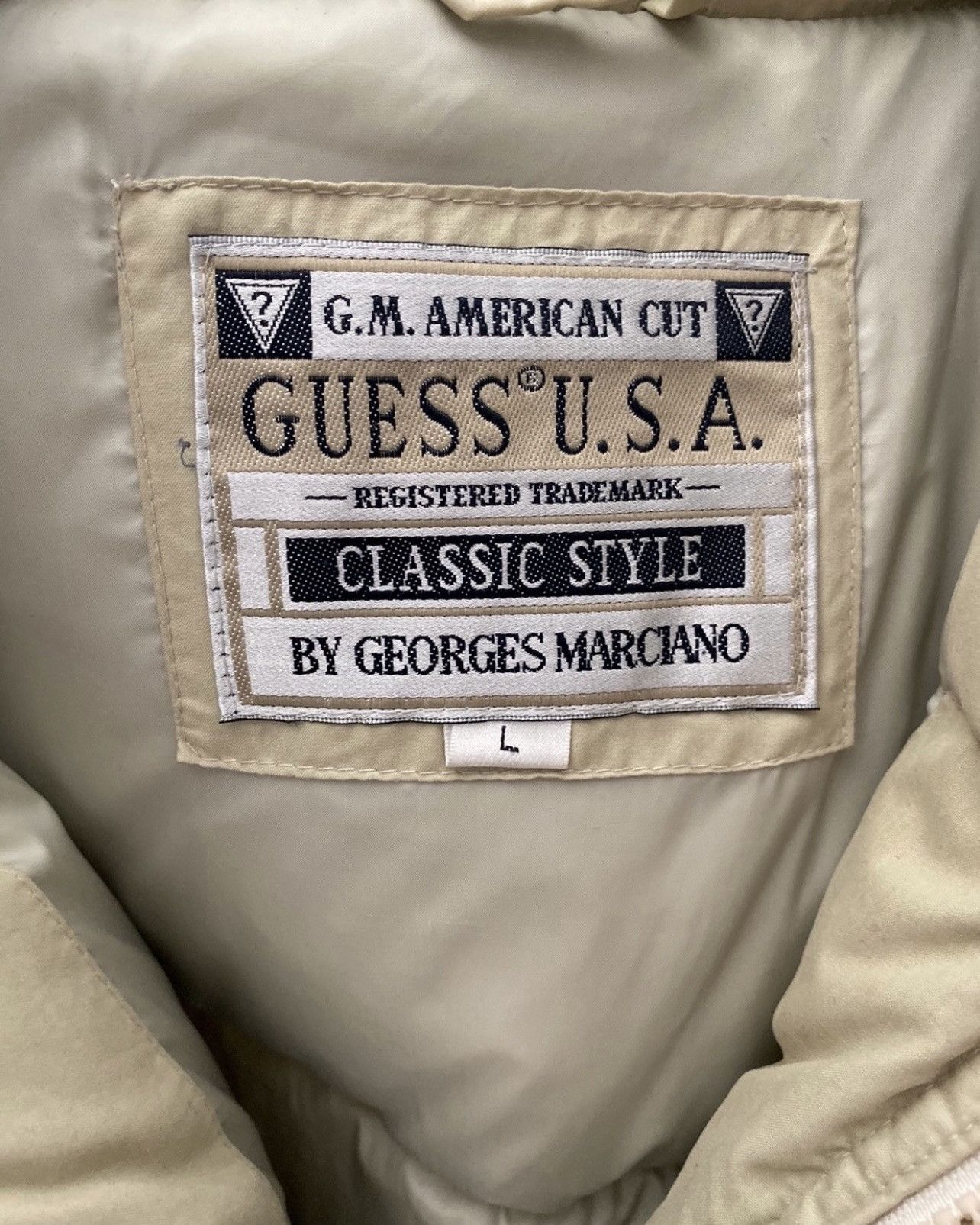 Guess × Vintage VINTAGE GUESS USA FUR HOODED BOMBER Size US L / EU 52-54 / 3 - 3 Thumbnail