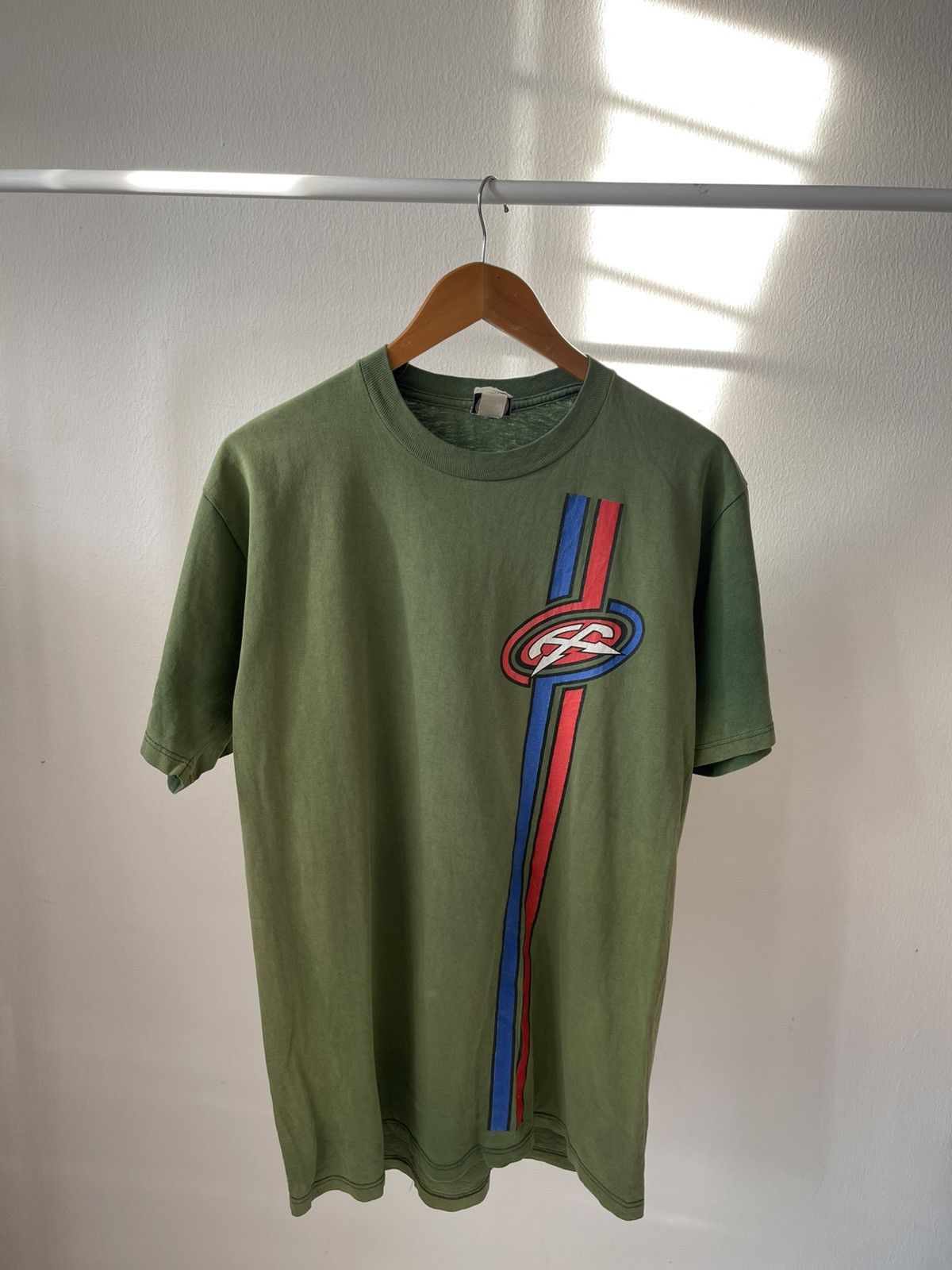 Think Skateboards 90s ThinkFast Skate Faded Green Tee Size US M / EU 48-50 / 2 - 3 Thumbnail