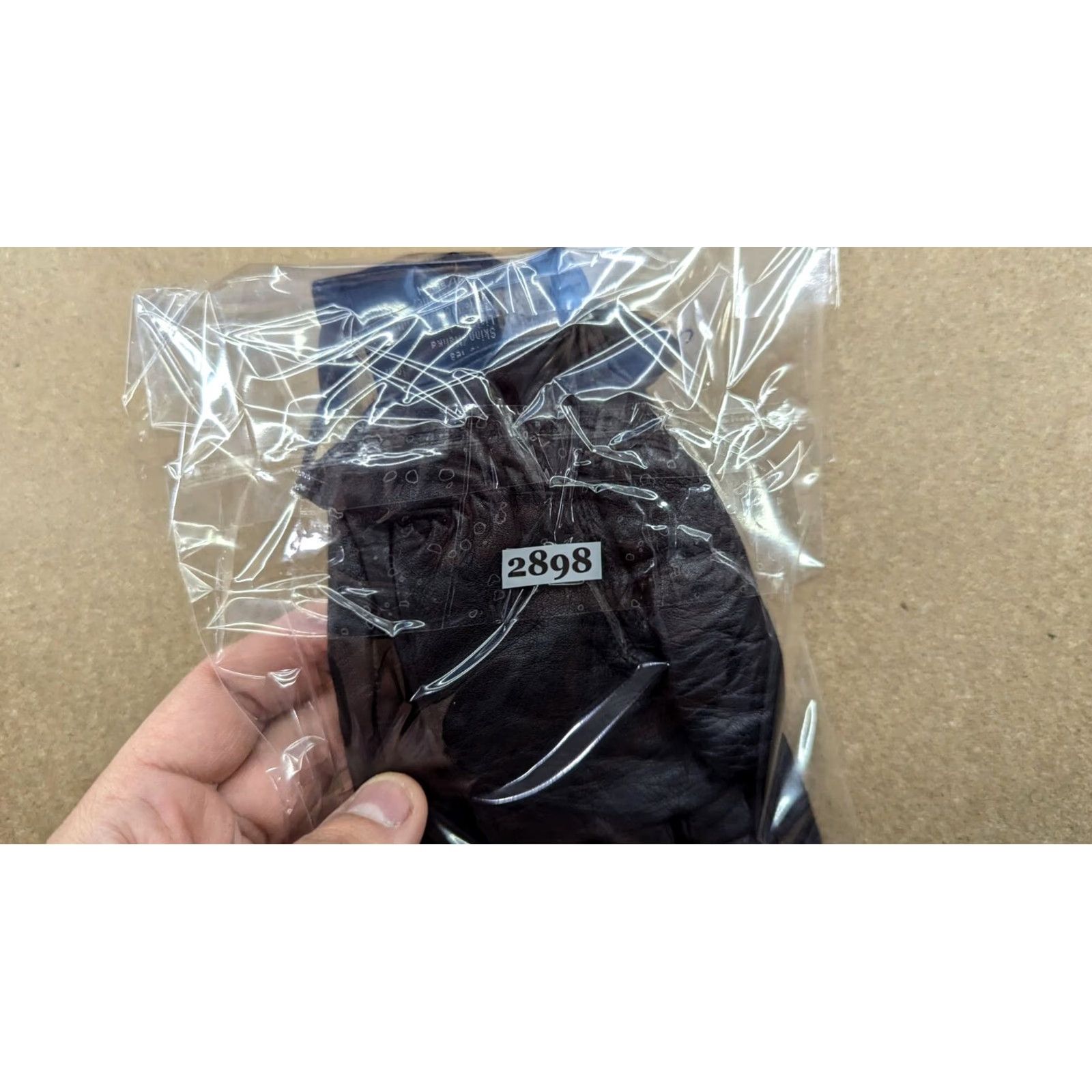 Vintage Genuine Leather Womens Gloves Size 6.5 Black Winter Lined Ladies Glove, Warm, Casual, 6.5, Black, Leather, Polyester, Unbranded, Women, Glove Size ONE SIZE - 4 Thumbnail
