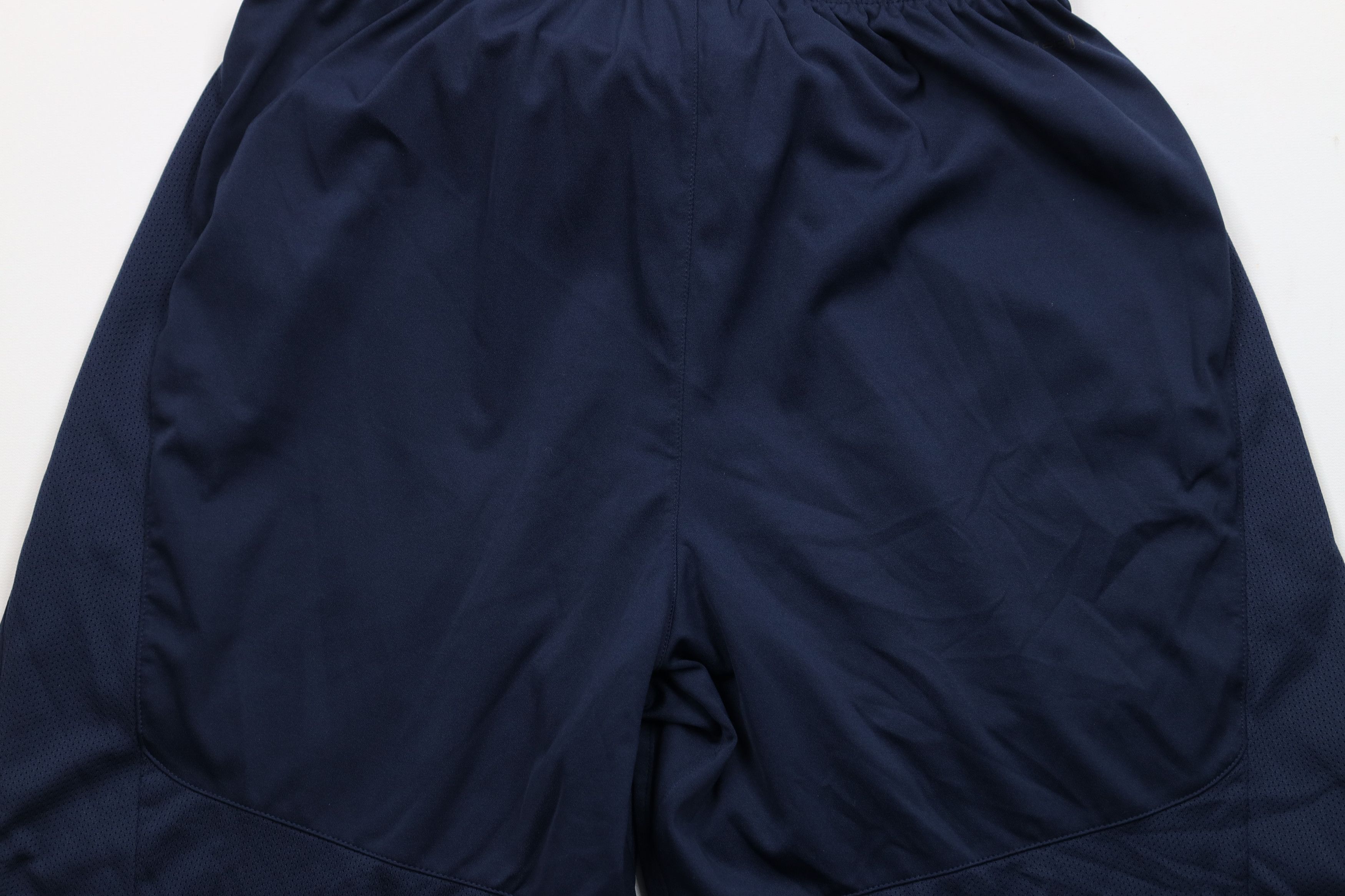 Nike × Vintage Vintage Y2K Nike Scott Mini Swoosh Gym Shorts Dark Blue Size US 32 / EU 48 - 10 Thumbnail