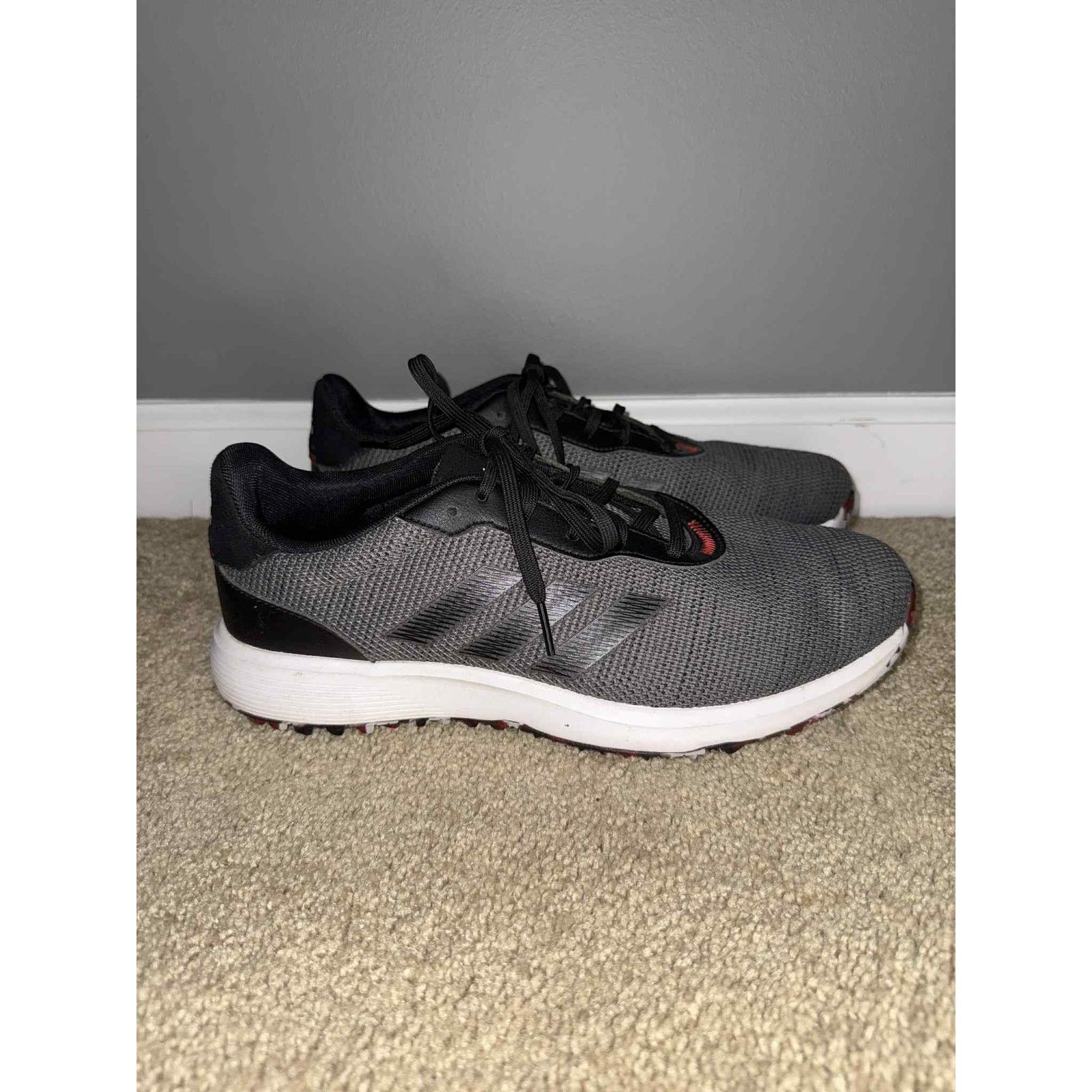 Adidas Adidas S2G Spikeless Golf Sneaker Shoes Grey Scarlet Men 9.5 Size US 9.5 / EU 42-43 - 2 Thumbnail