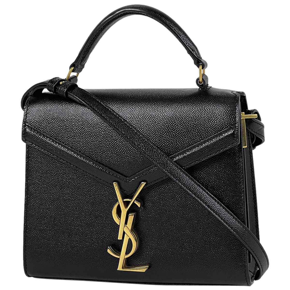 Yves Saint Laurent Saint Laurent Mini Handle Bag Leather Black Size ONE SIZE - 1 Preview
