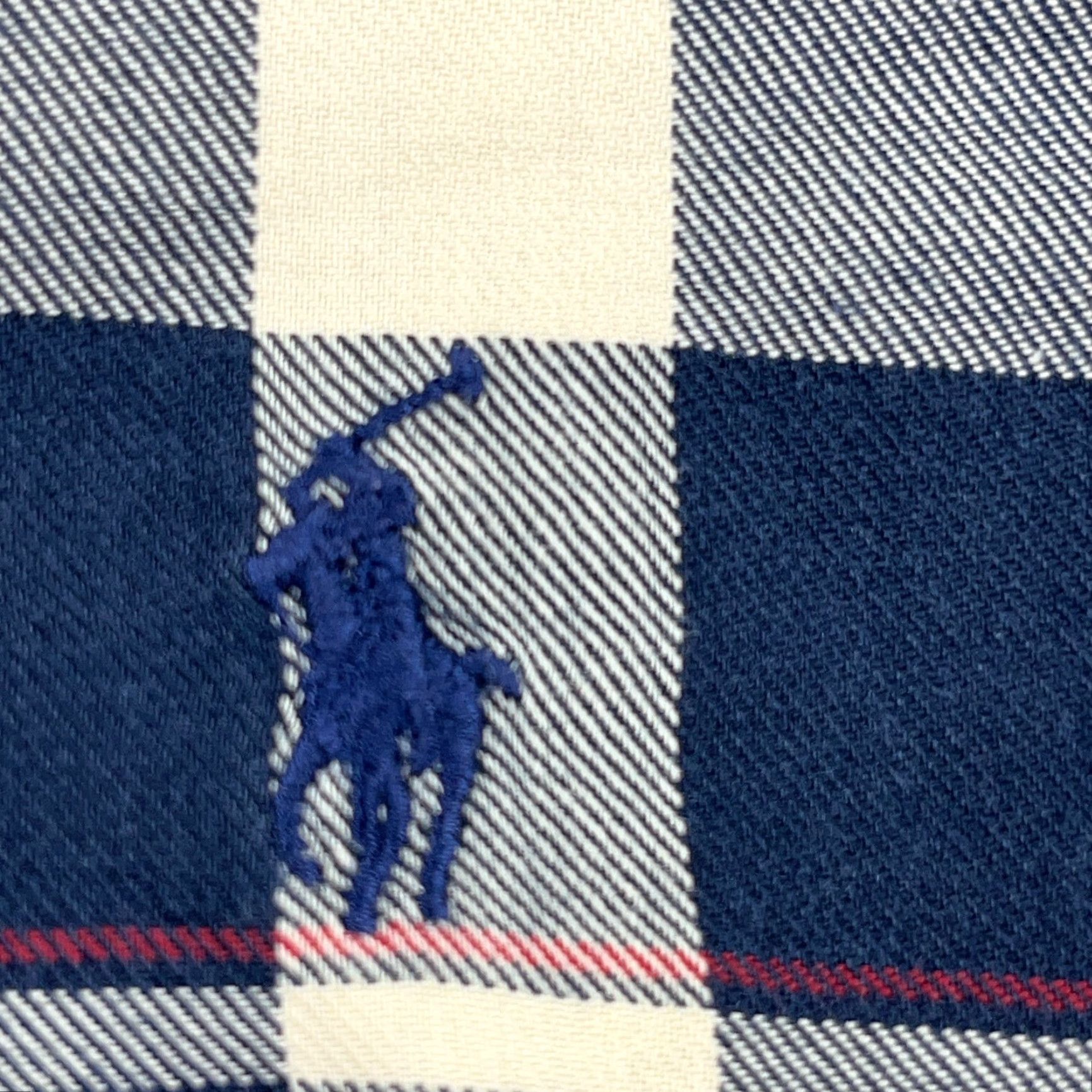 Ralph Lauren Ralph Lauren Blaire Button-Up Shirt Men XL Blue Plaid Flannel Casual Tall Shirt Size US XL / EU 56 / 4 - 5 Thumbnail